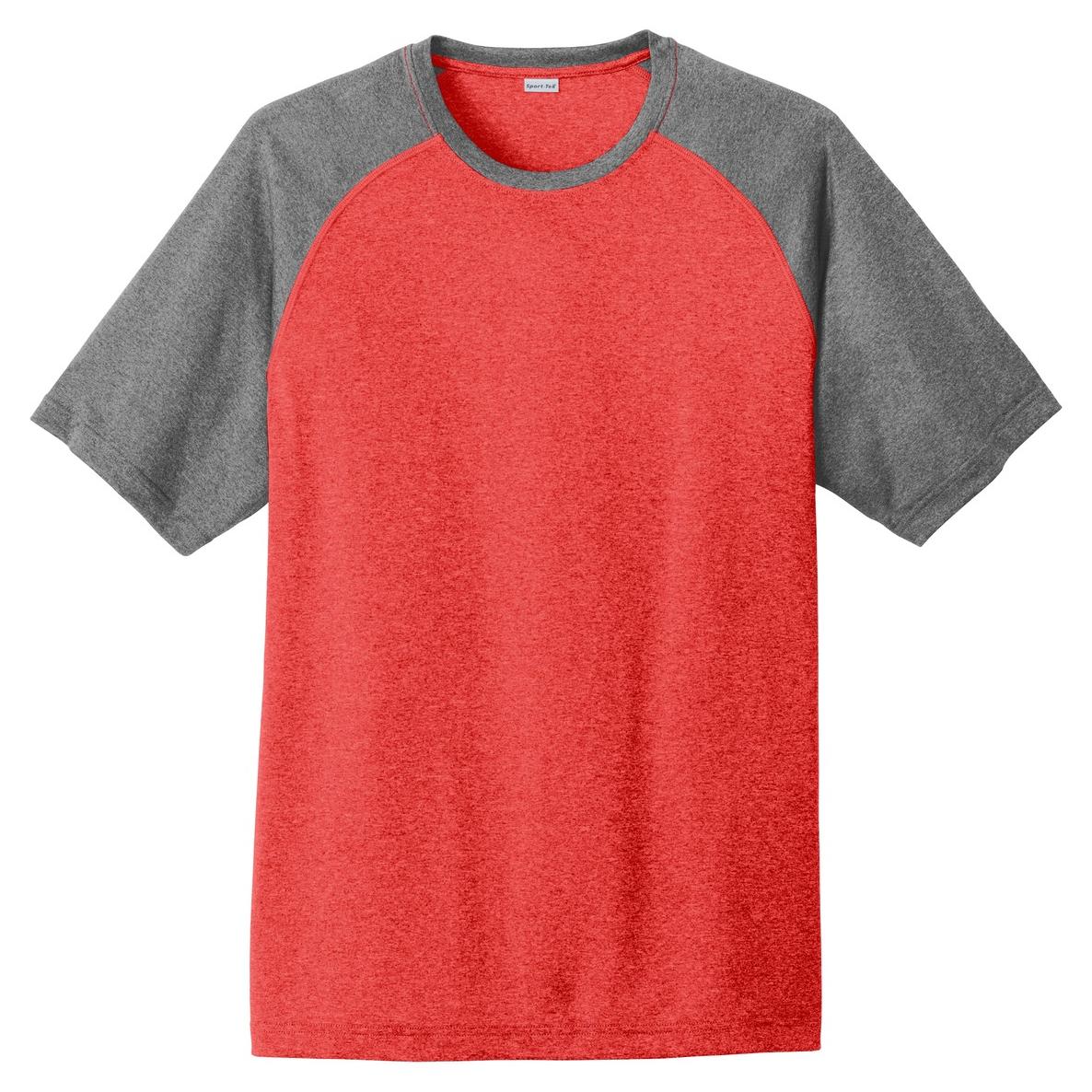 Deep Orange Heather T-Shirt - Sport-Tek - Moisture Wicking