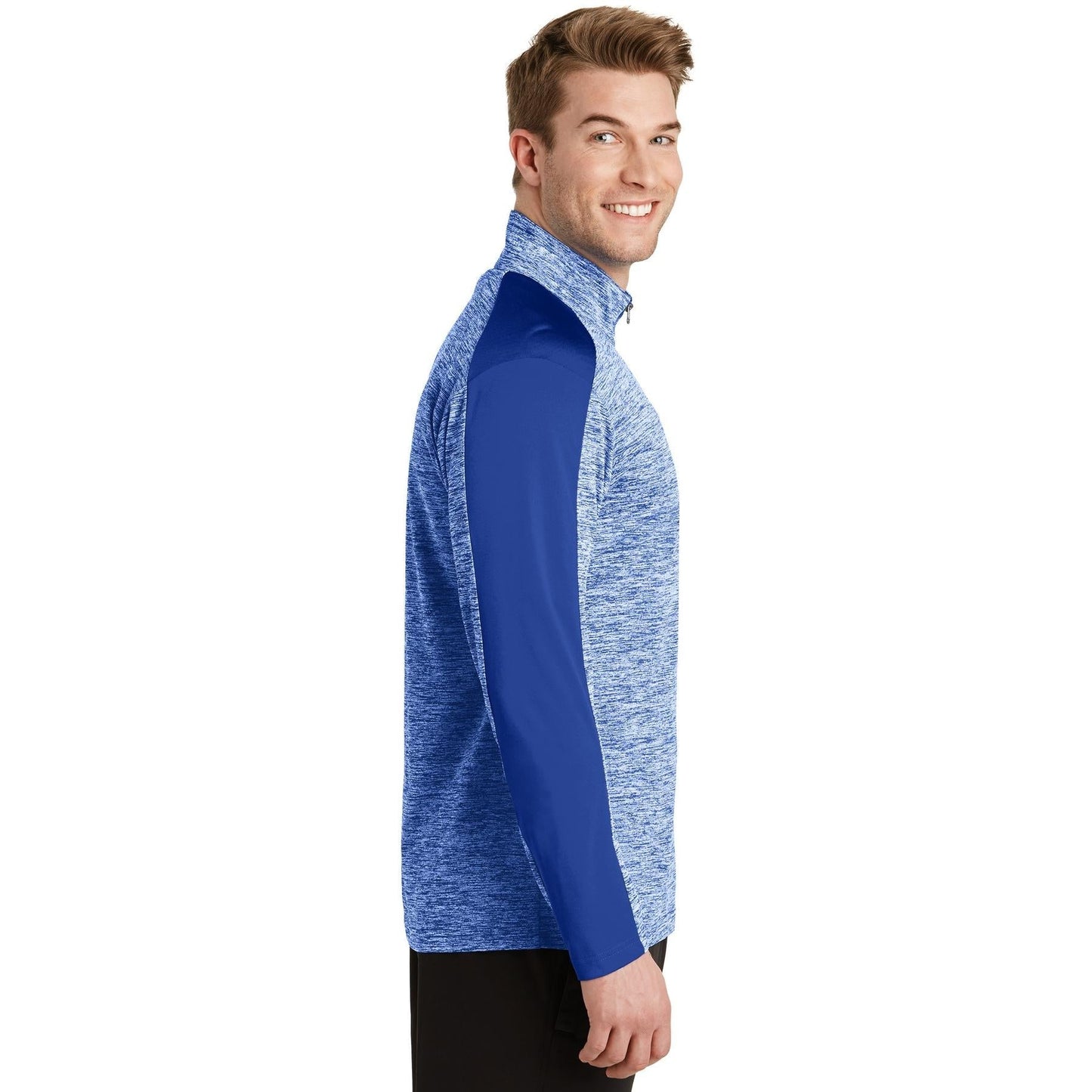 Black Electric Sweatshirt - Sport-Tek - Colorblock Design
