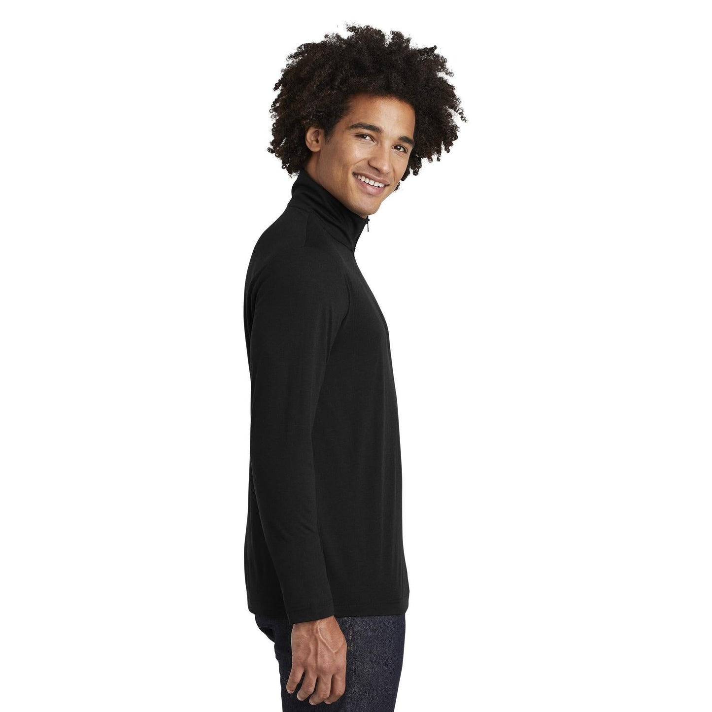 Black Triad Heather Sweatshirt - Sport-Tek - Soft Fabric