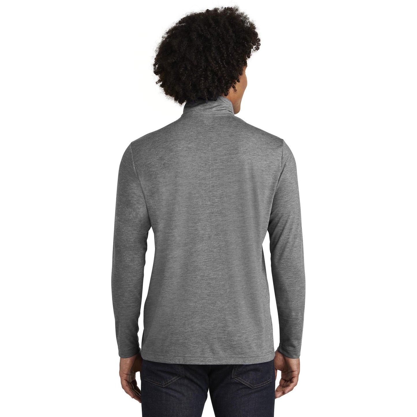 Black Triad Heather Sweatshirt - Sport-Tek - Soft Fabric