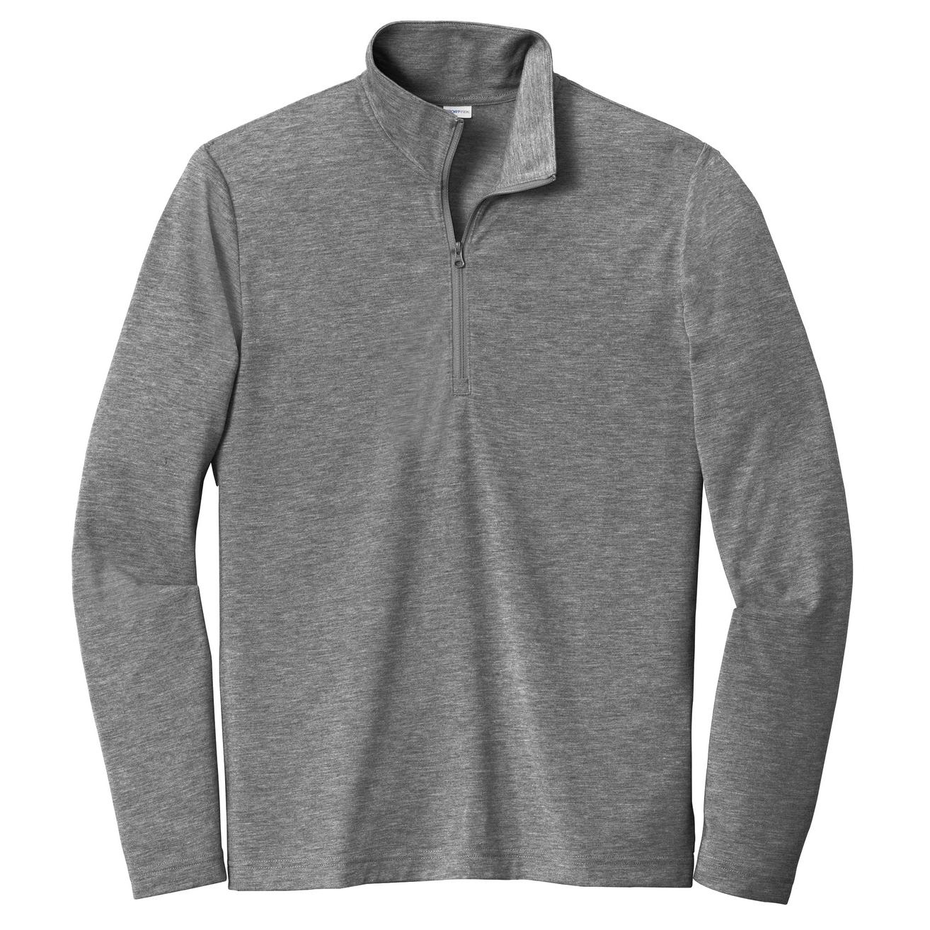 Black Triad Heather Sweatshirt - Sport-Tek - Soft Fabric