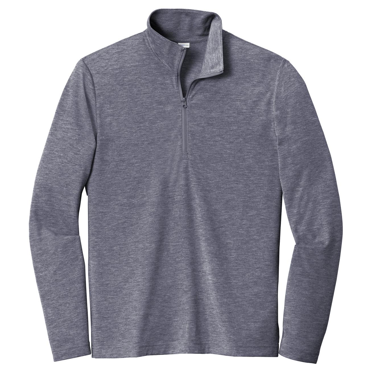 Black Triad Heather Sweatshirt - Sport-Tek - Soft Fabric