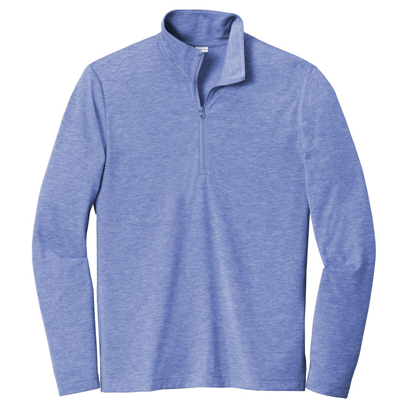 Black Triad Heather Sweatshirt - Sport-Tek - Soft Fabric