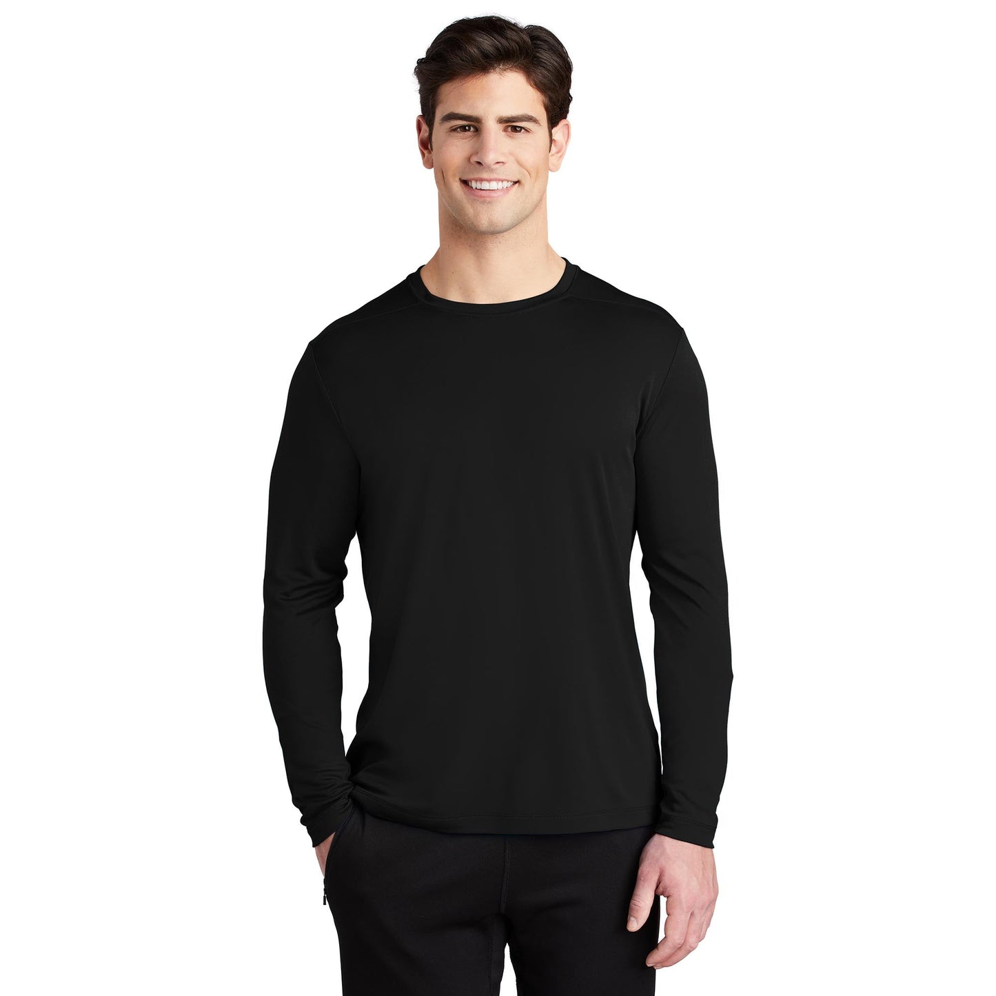 Black Long Sleeve T-Shirt - Sport-Tek - UV Protection