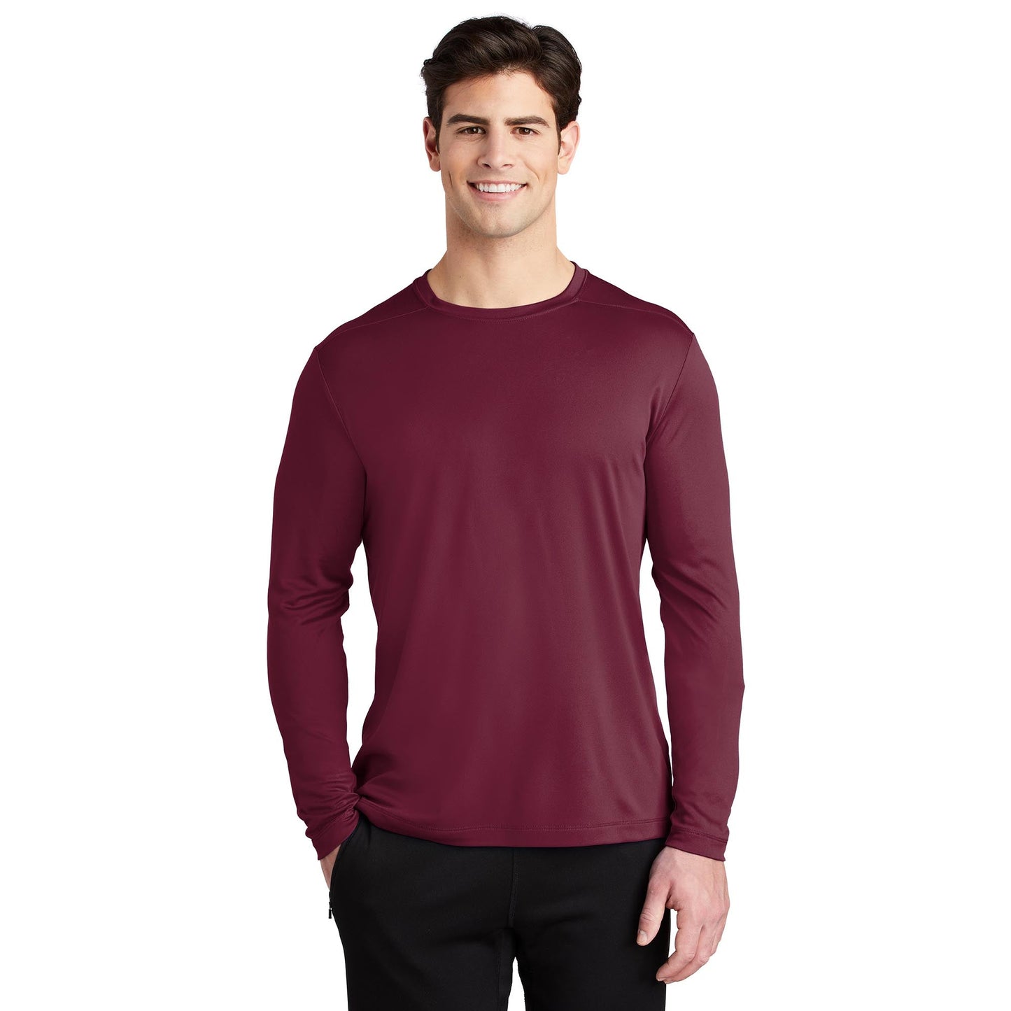 Black Long Sleeve T-Shirt - Sport-Tek - UV Protection
