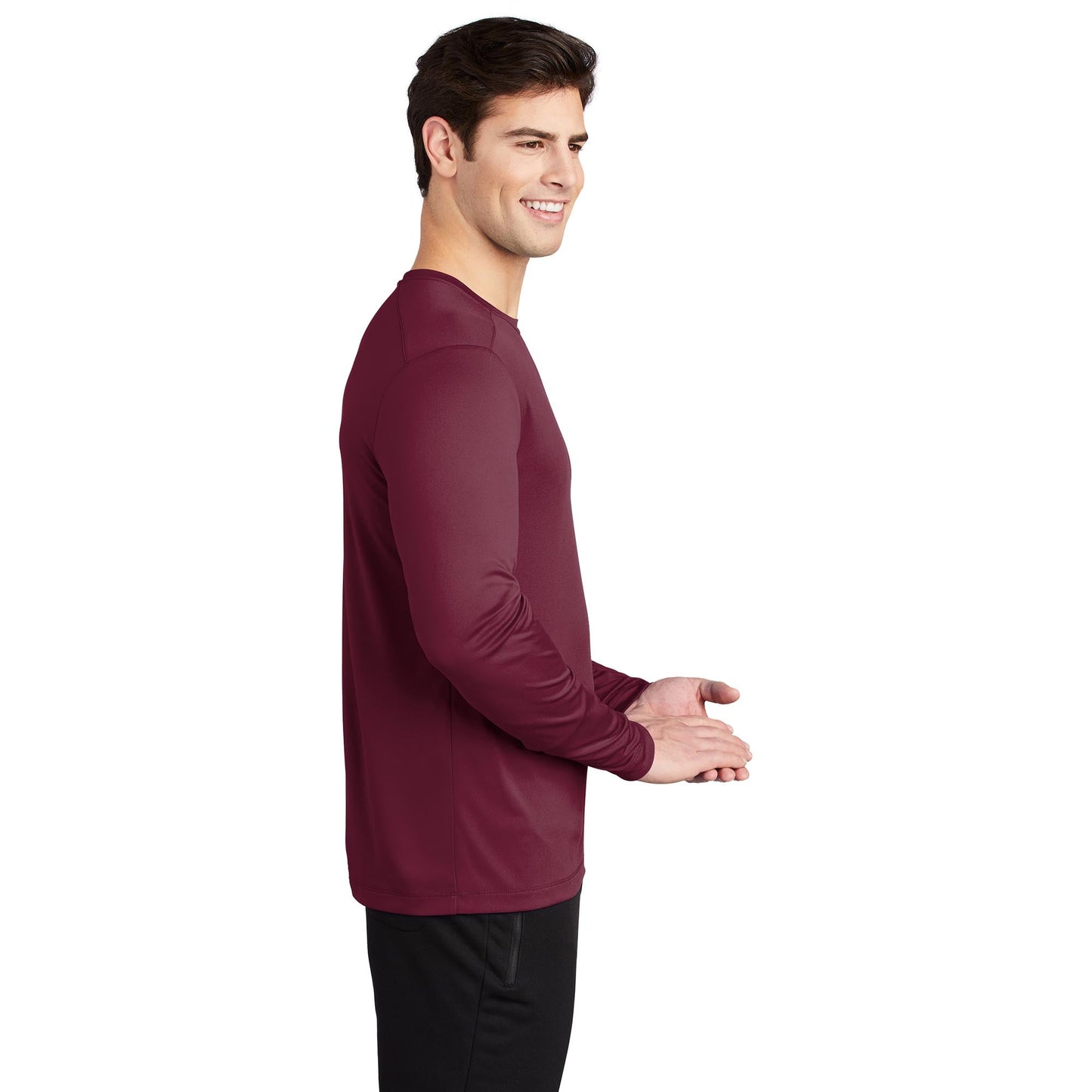 Black Long Sleeve T-Shirt - Sport-Tek - UV Protection