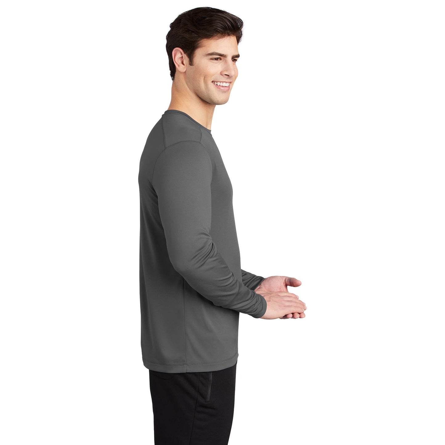 Black Long Sleeve T-Shirt - Sport-Tek - UV Protection