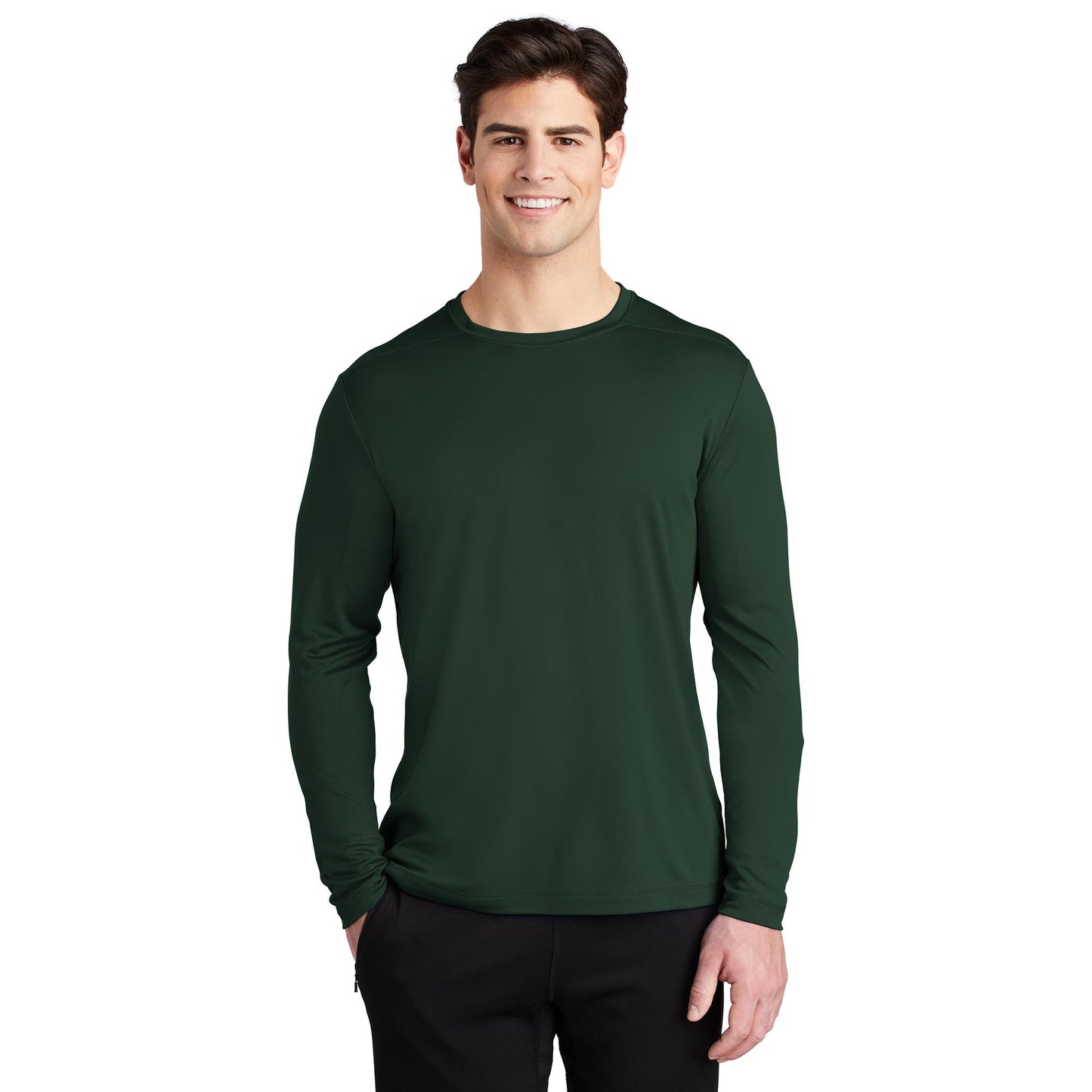 Black Long Sleeve T-Shirt - Sport-Tek - UV Protection