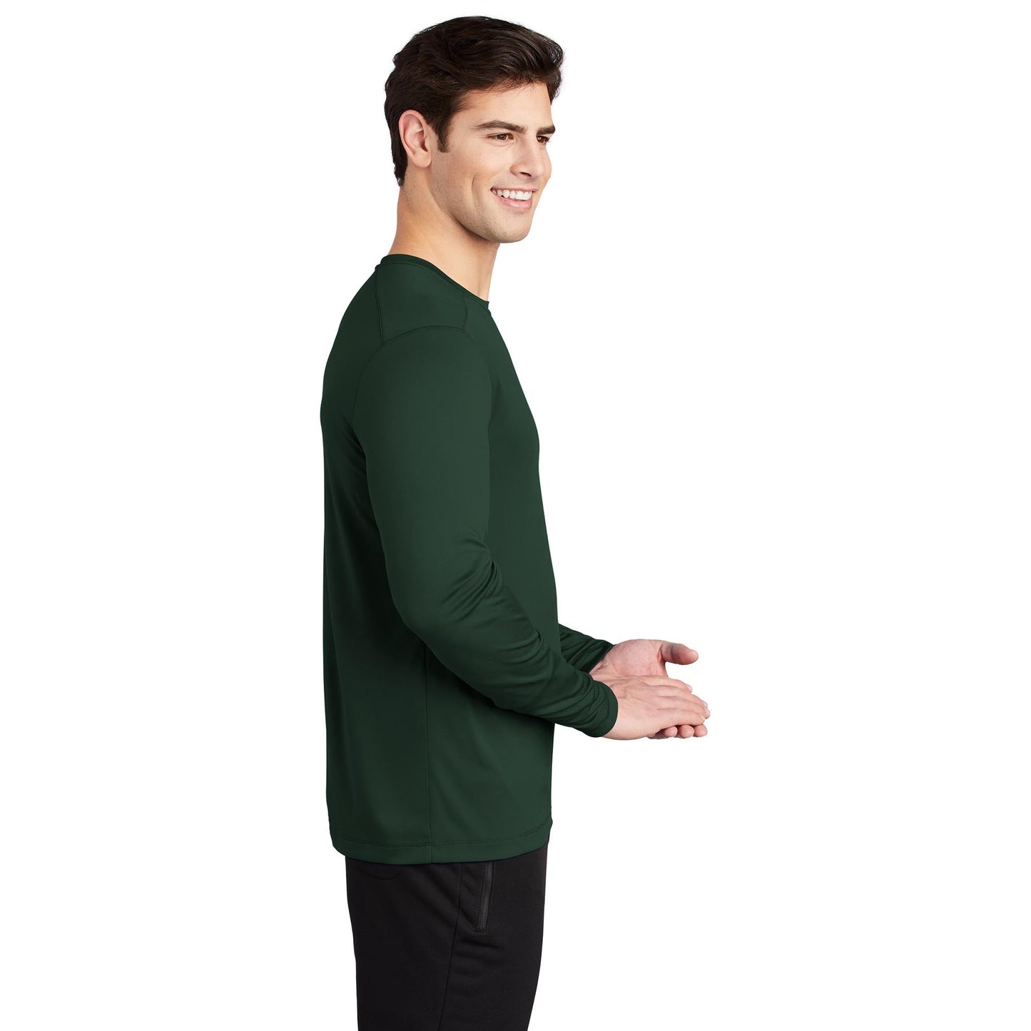 Black Long Sleeve T-Shirt - Sport-Tek - UV Protection