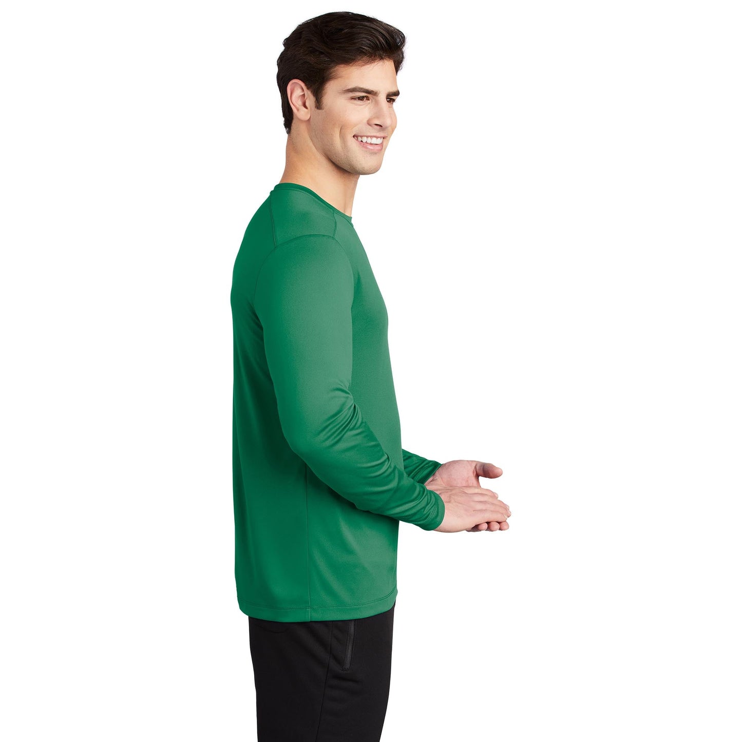 Black Long Sleeve T-Shirt - Sport-Tek - UV Protection