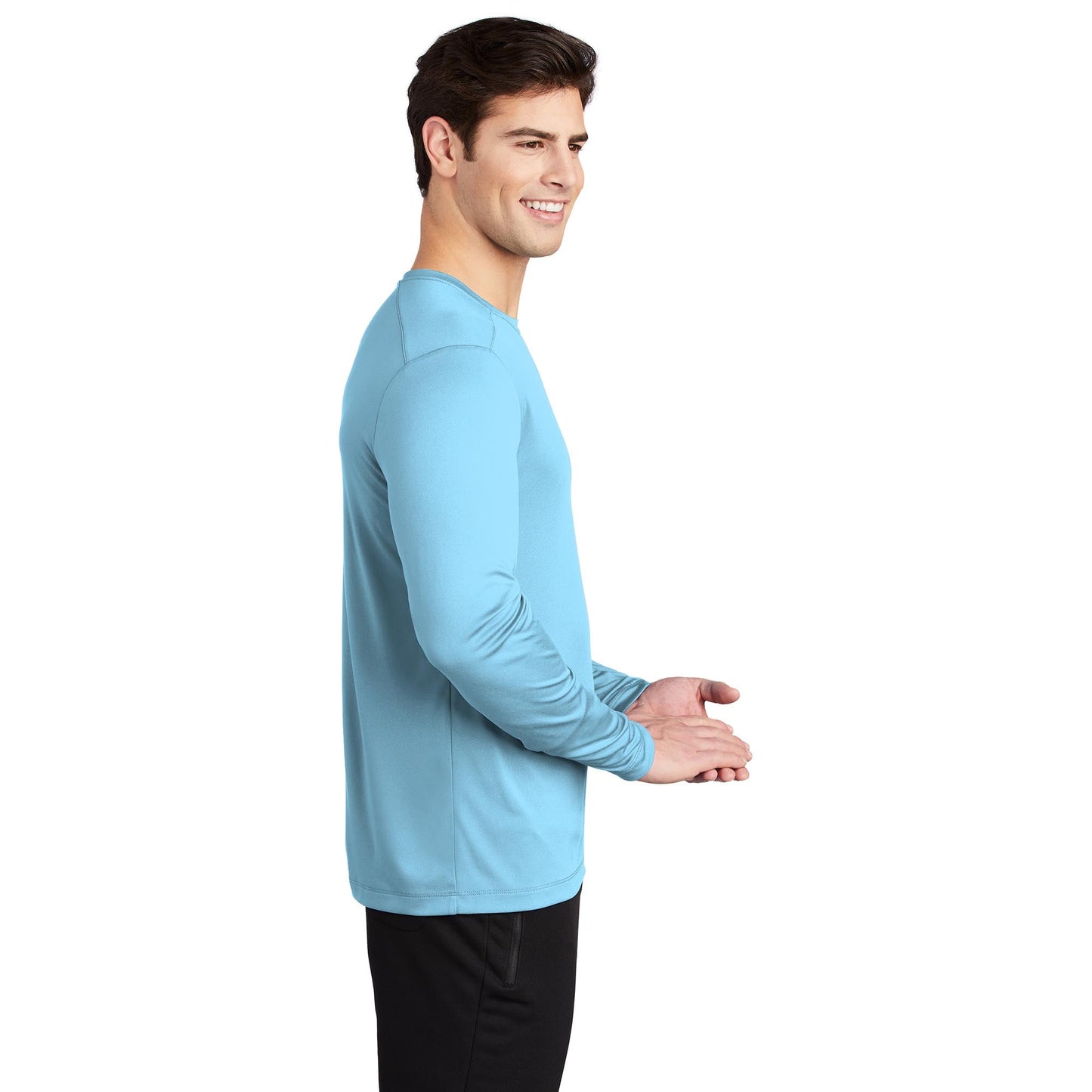 Black Long Sleeve T-Shirt - Sport-Tek - UV Protection