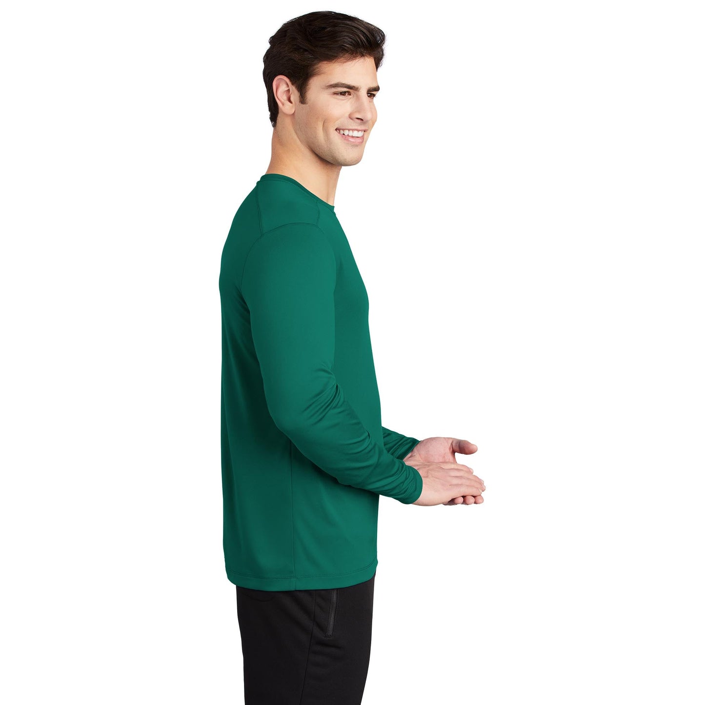 Black Long Sleeve T-Shirt - Sport-Tek - UV Protection