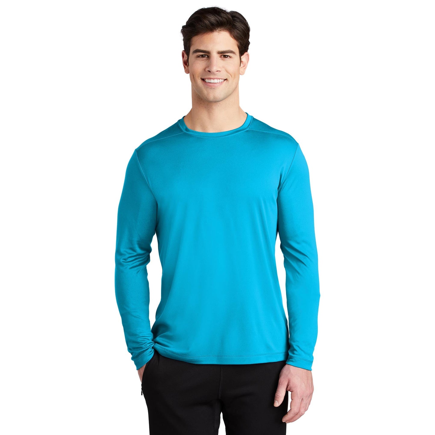 Black Long Sleeve T-Shirt - Sport-Tek - UV Protection