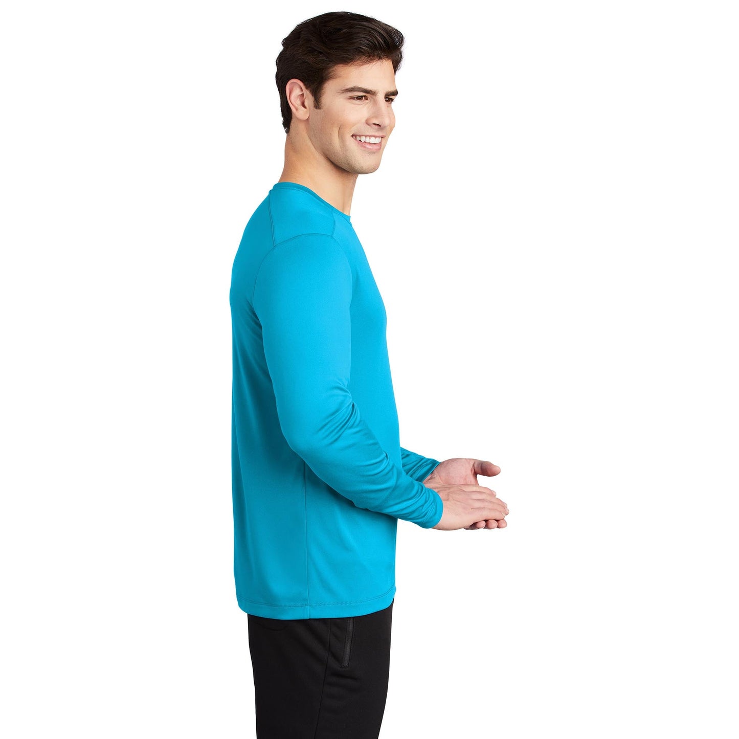 Black Long Sleeve T-Shirt - Sport-Tek - UV Protection