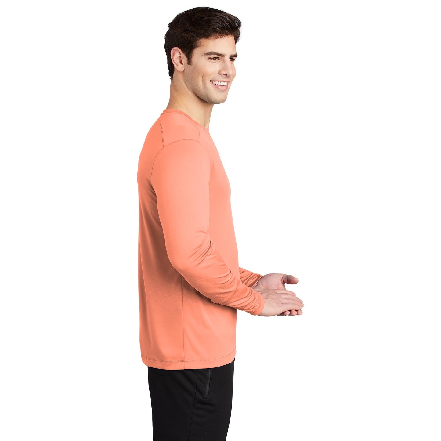 Black Long Sleeve T-Shirt - Sport-Tek - UV Protection