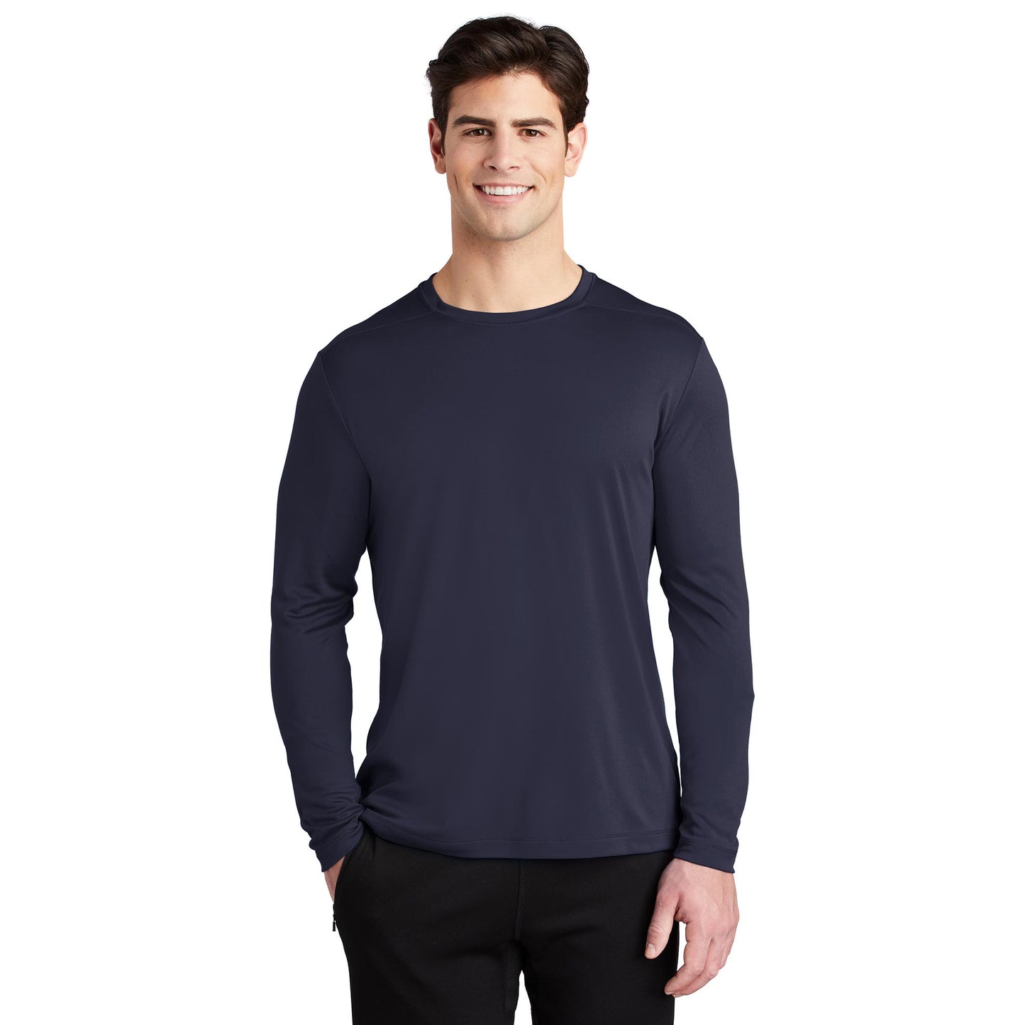 Black Long Sleeve T-Shirt - Sport-Tek - UV Protection