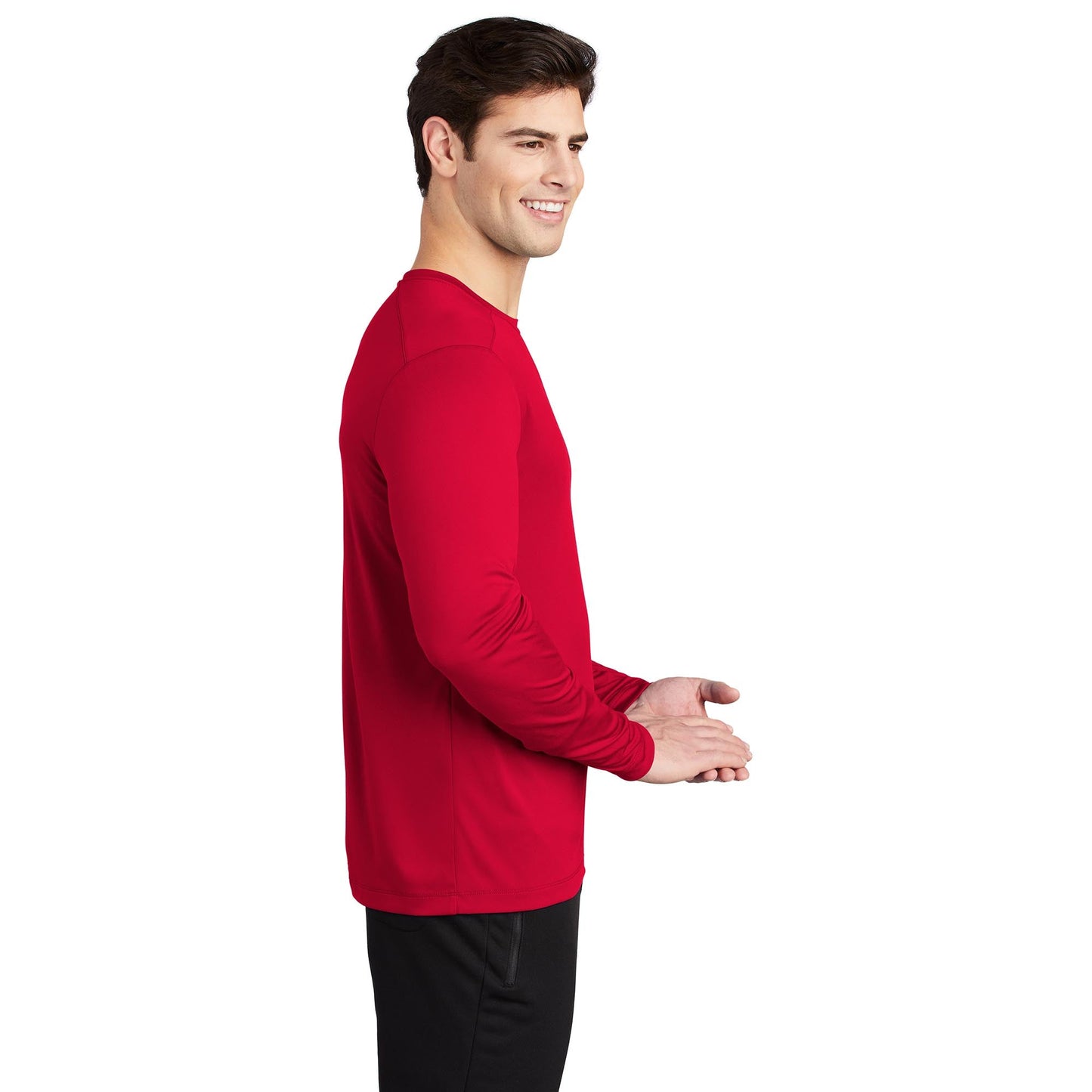 Black Long Sleeve T-Shirt - Sport-Tek - UV Protection