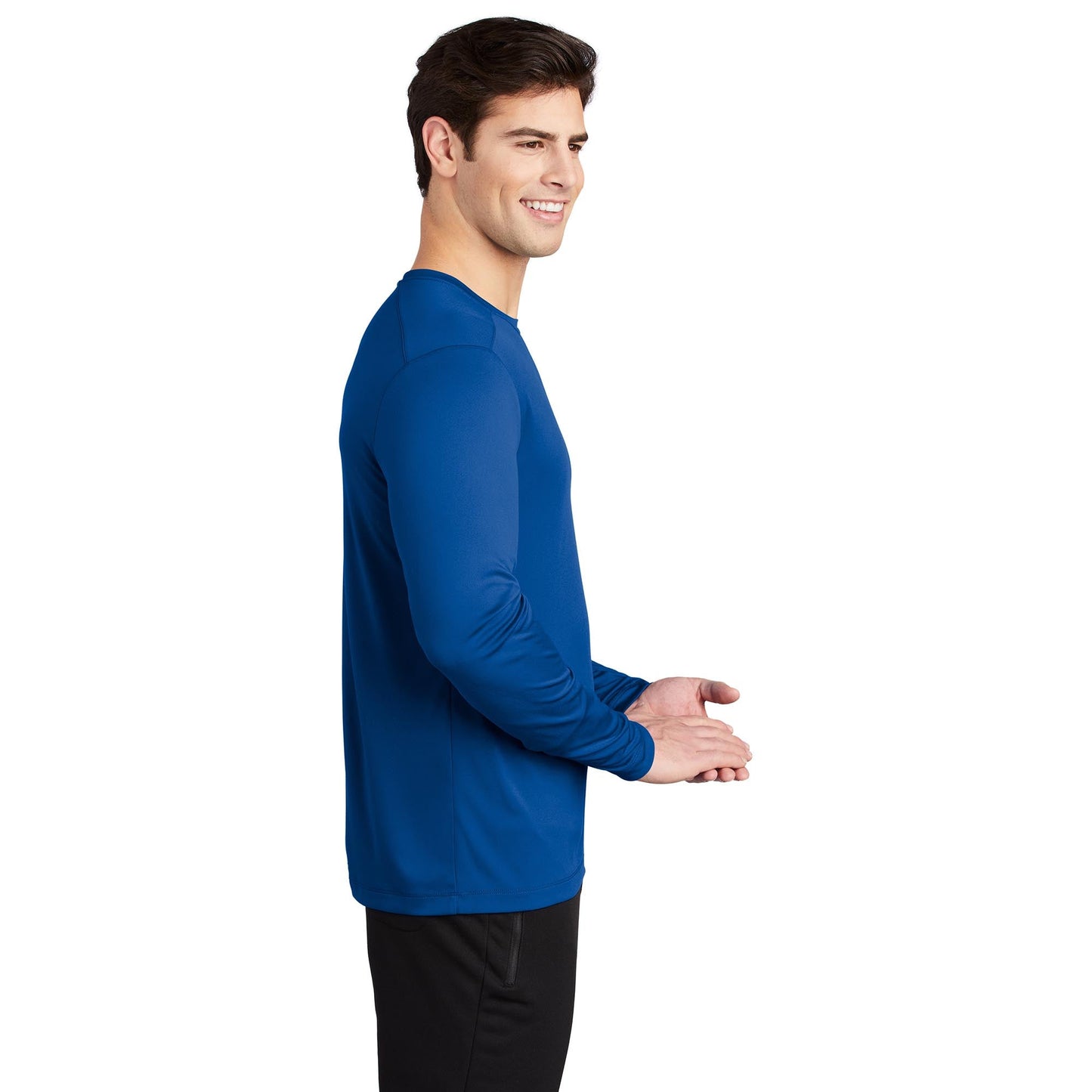 Black Long Sleeve T-Shirt - Sport-Tek - UV Protection
