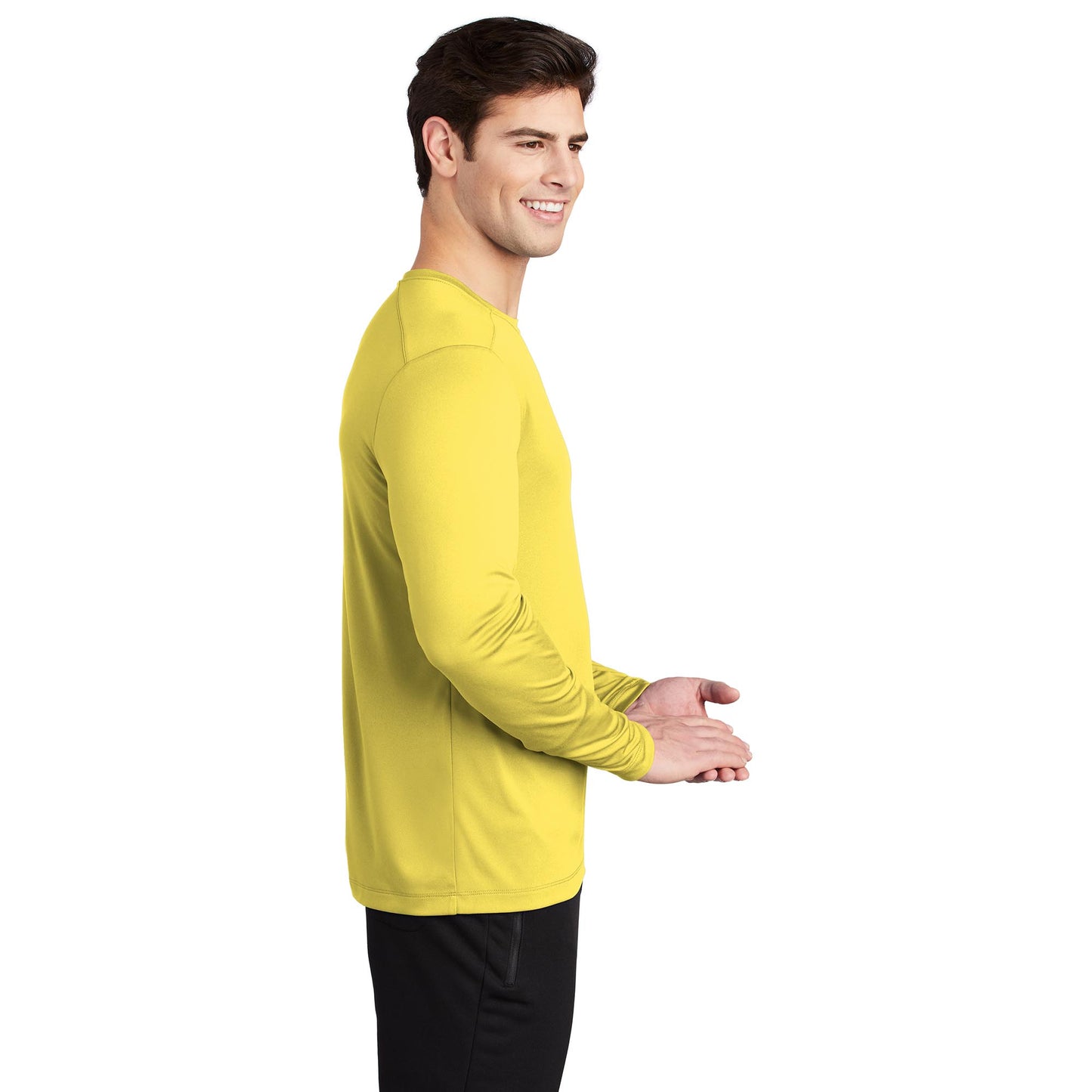 Black Long Sleeve T-Shirt - Sport-Tek - UV Protection