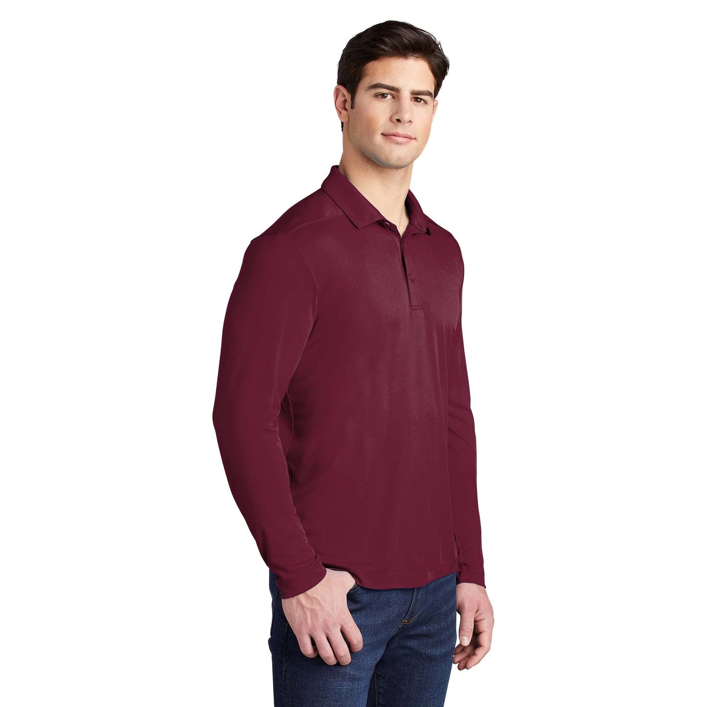 Black Polo Shirt - Sport-Tek - Soft Fabric - Stylish Wear
