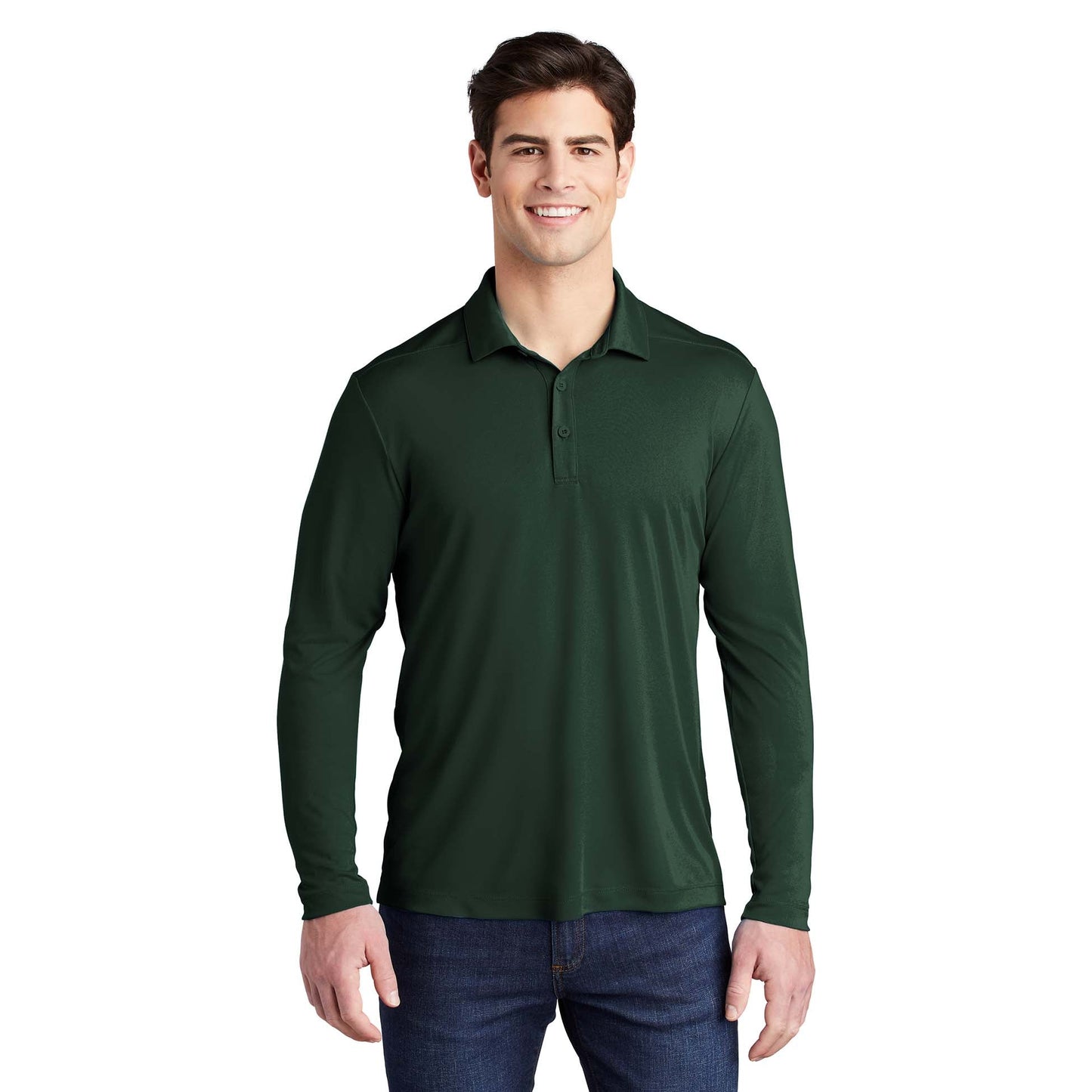 Black Polo Shirt - Sport-Tek - Soft Fabric - Stylish Wear