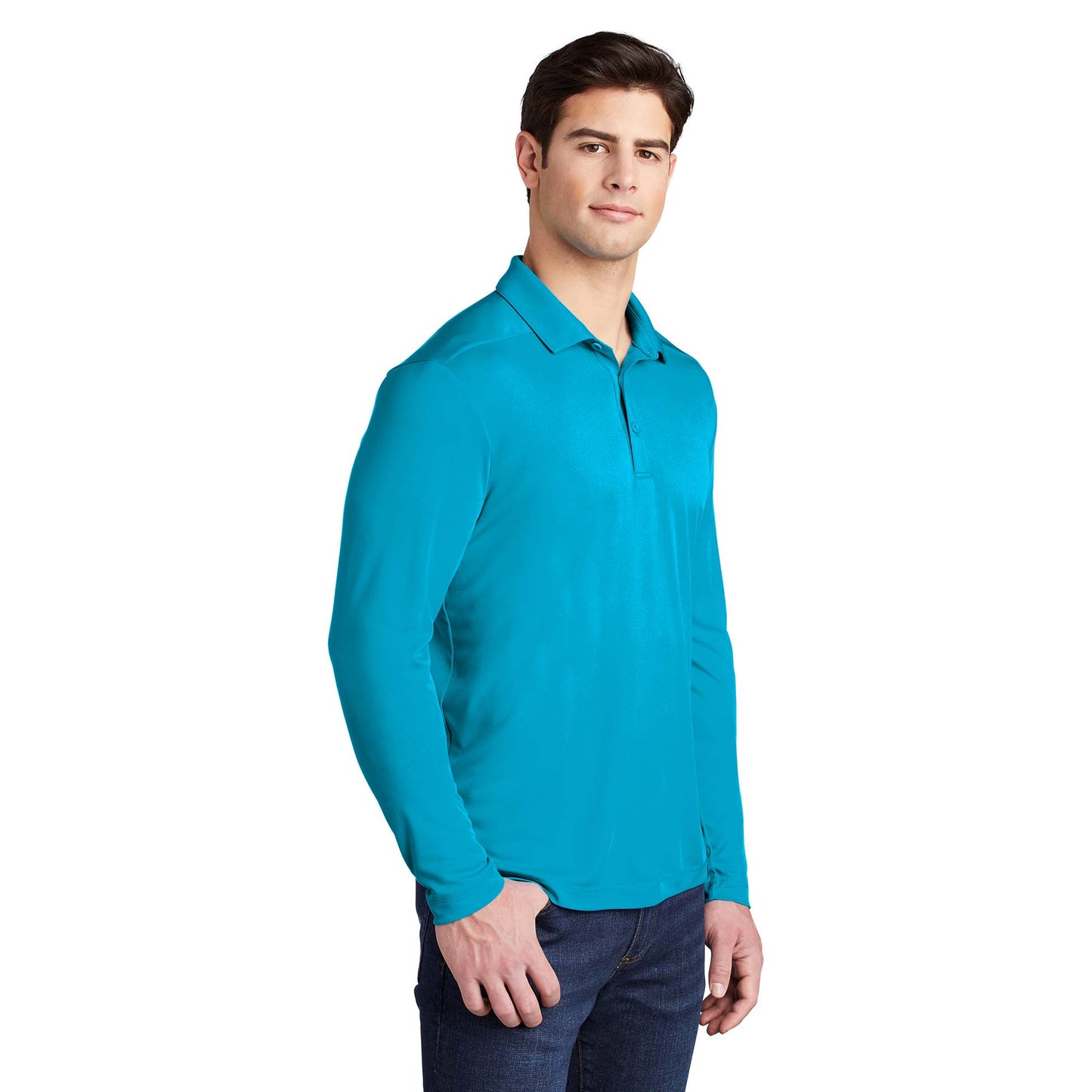 Black Polo Shirt - Sport-Tek - Soft Fabric - Stylish Wear