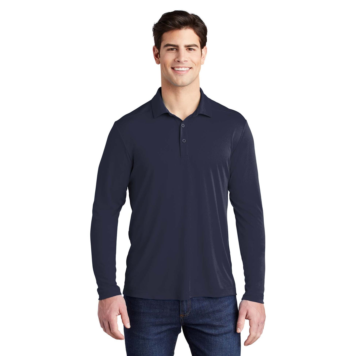 Black Polo Shirt - Sport-Tek - Soft Fabric - Stylish Wear