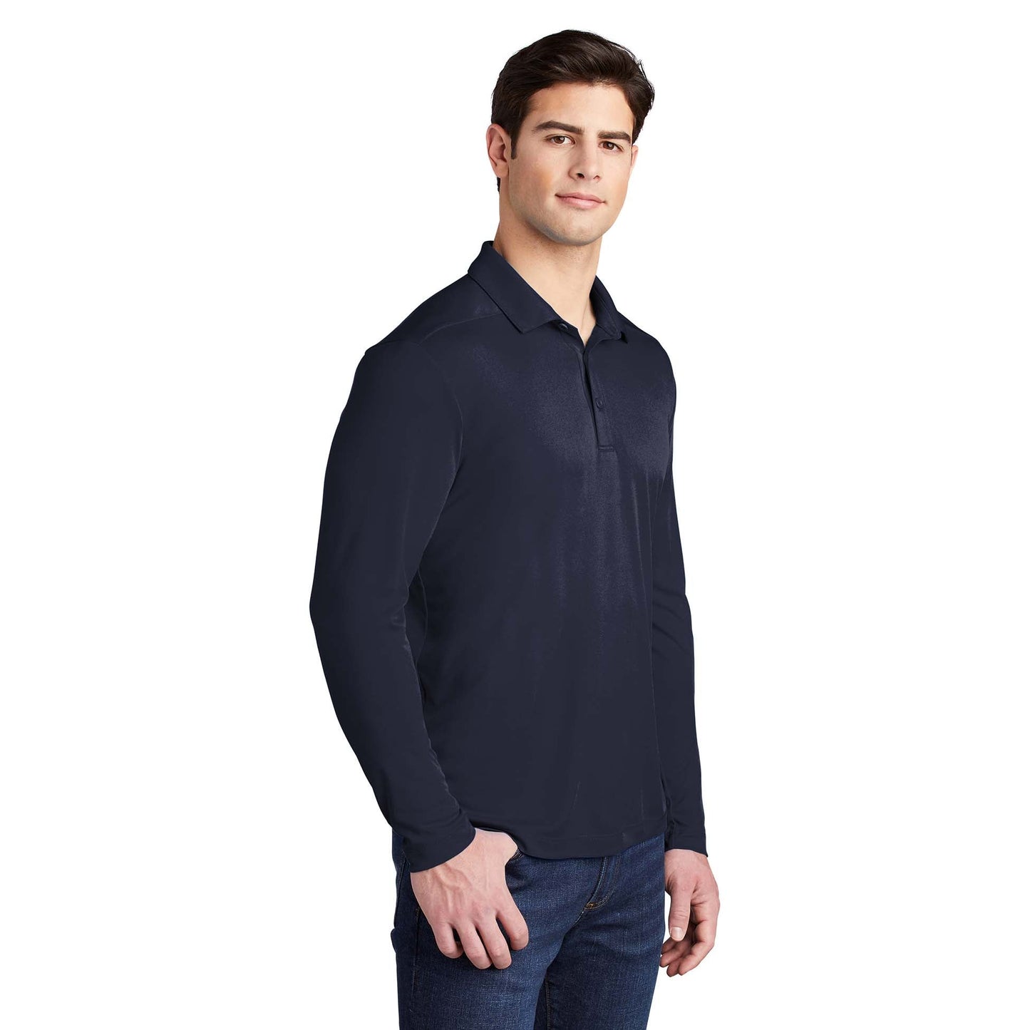 Black Polo Shirt - Sport-Tek - Soft Fabric - Stylish Wear