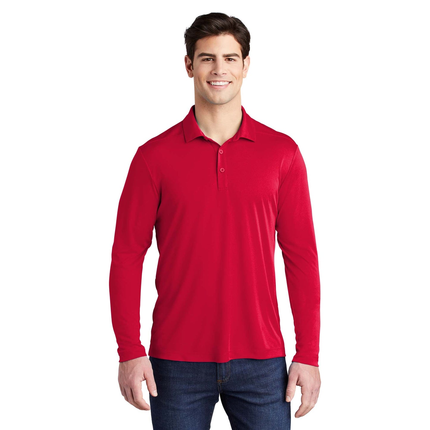 Black Polo Shirt - Sport-Tek - Soft Fabric - Stylish Wear
