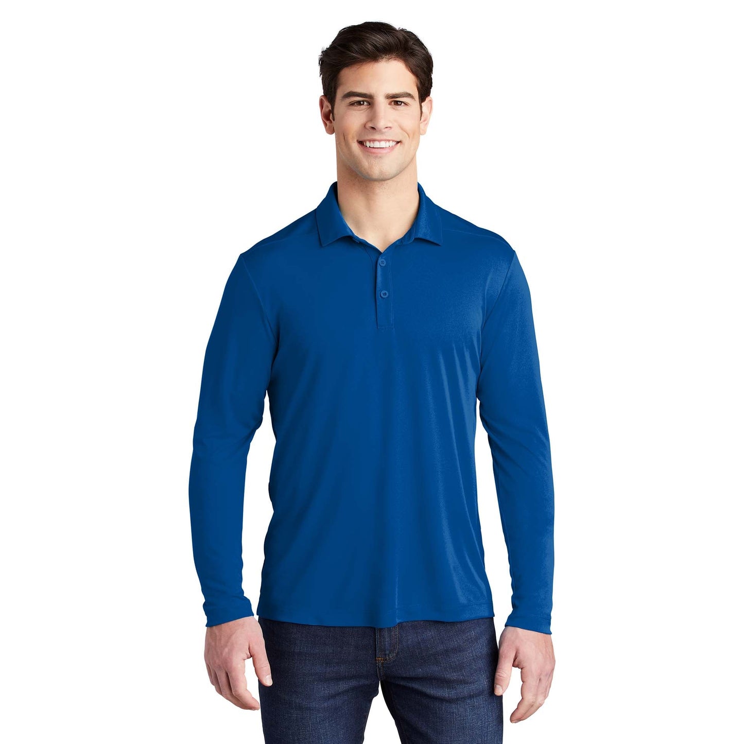 Black Polo Shirt - Sport-Tek - Soft Fabric - Stylish Wear