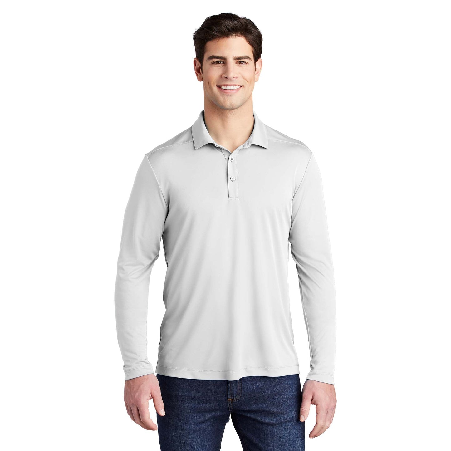 Black Polo Shirt - Sport-Tek - Soft Fabric - Stylish Wear
