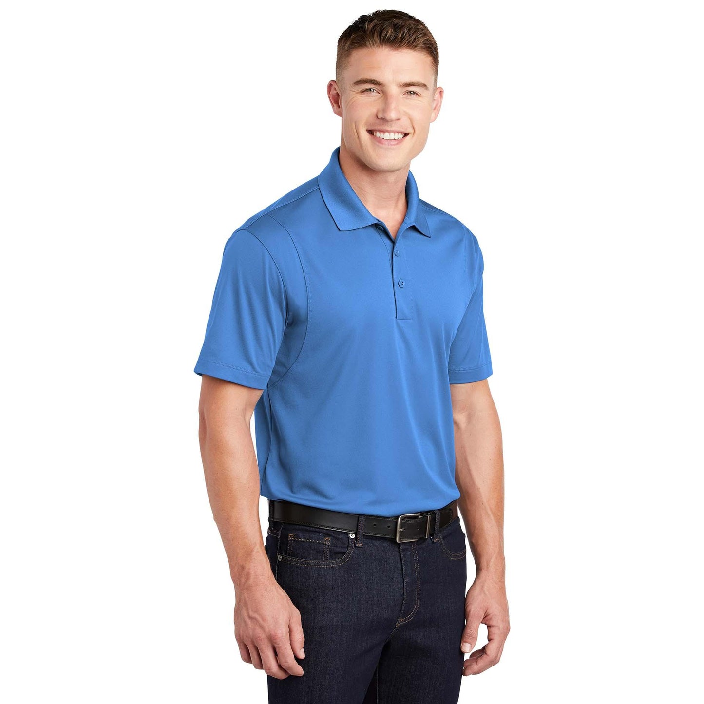 Grey Concrete Polo Shirt - Sport-Tek - Stylish Fit
