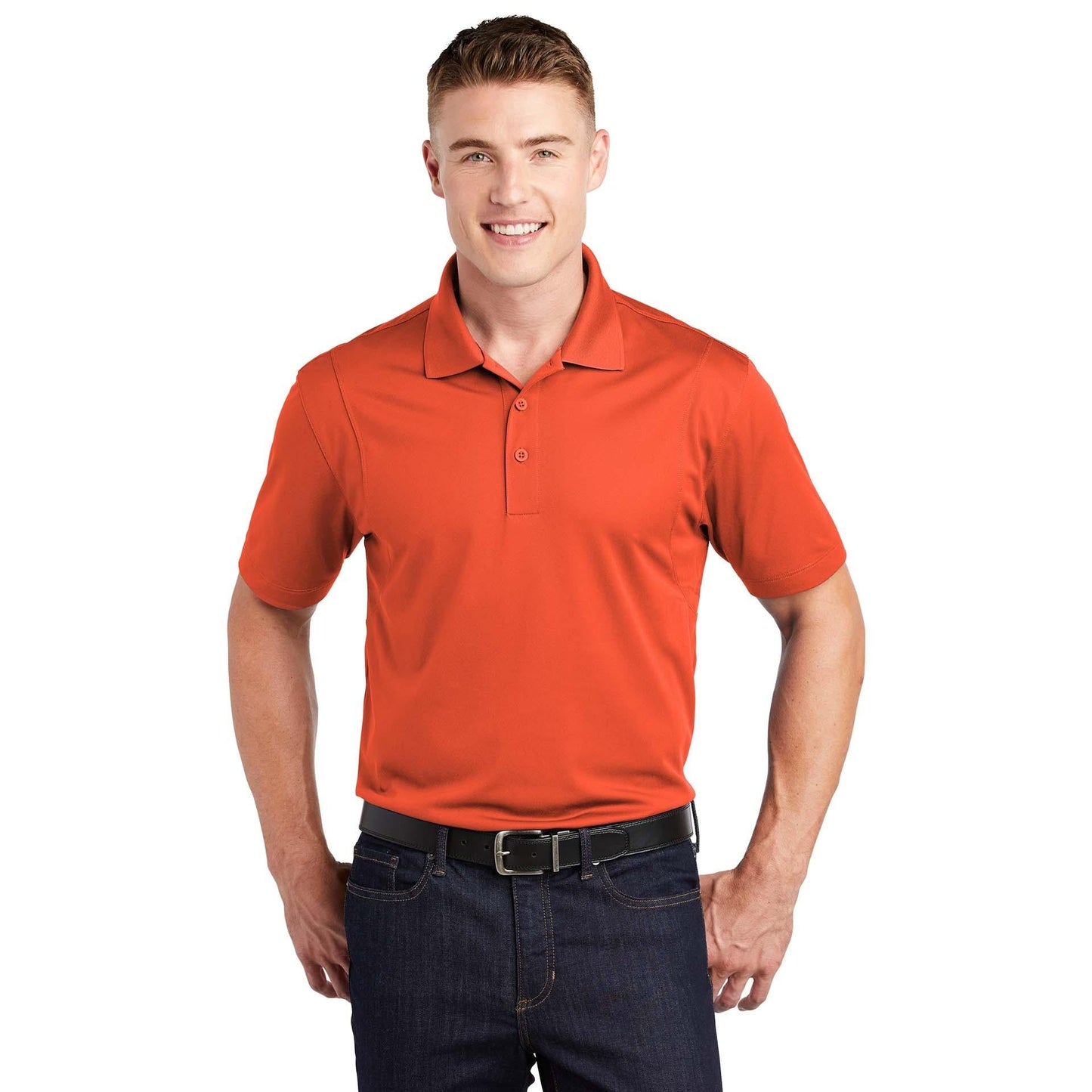 Grey Concrete Polo Shirt - Sport-Tek - Stylish Fit