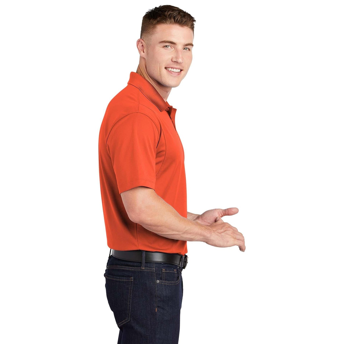 Grey Concrete Polo Shirt - Sport-Tek - Stylish Fit