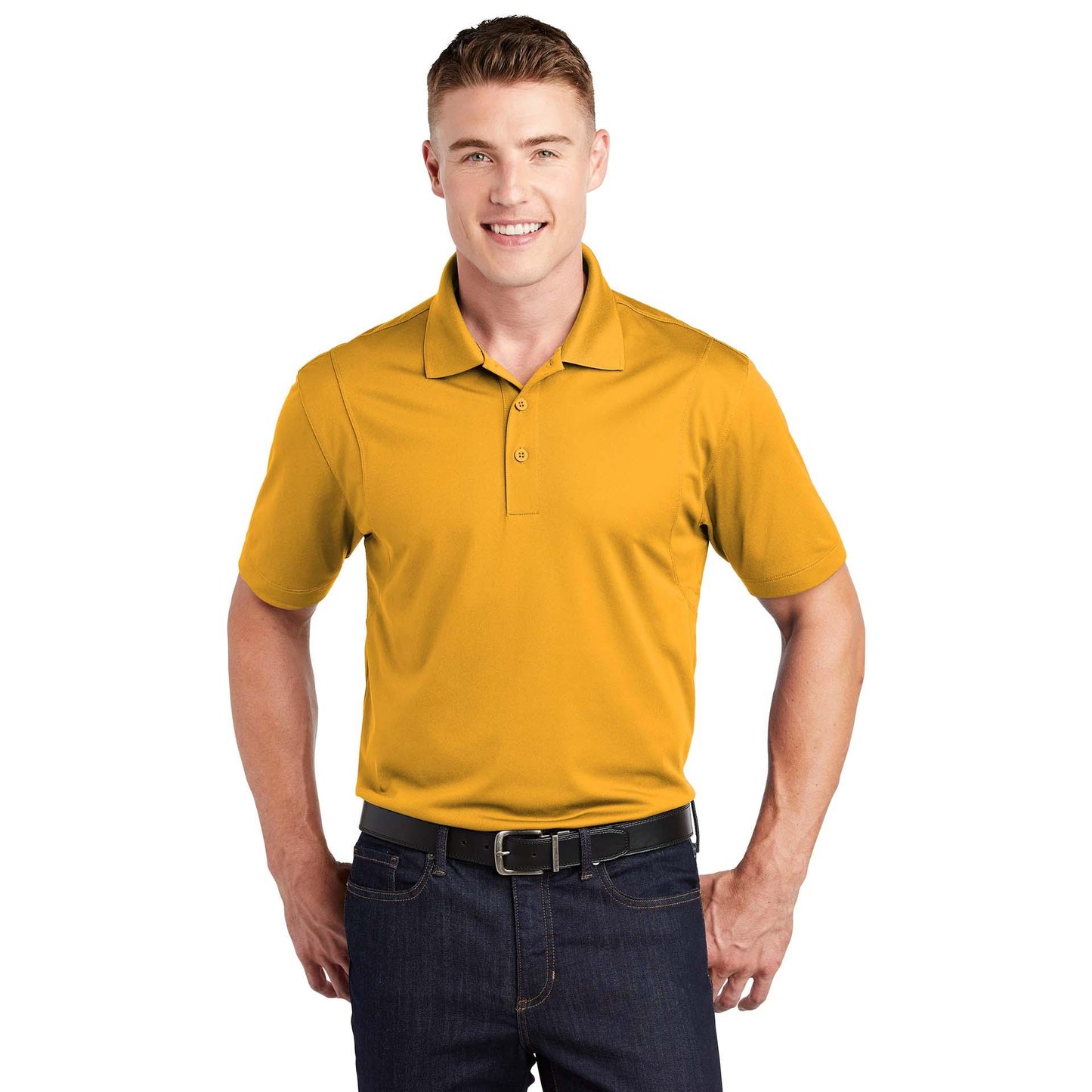 Grey Concrete Polo Shirt - Sport-Tek - Stylish Fit