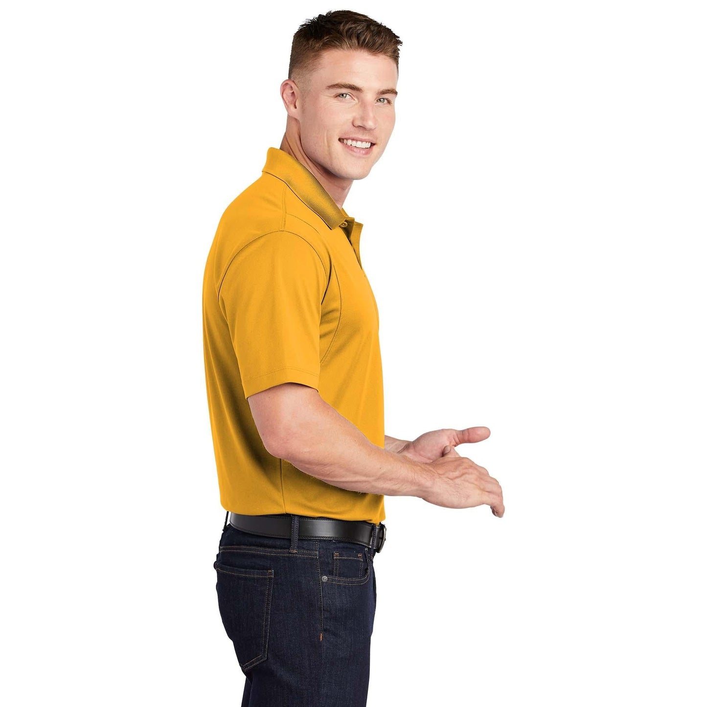 Grey Concrete Polo Shirt - Sport-Tek - Stylish Fit
