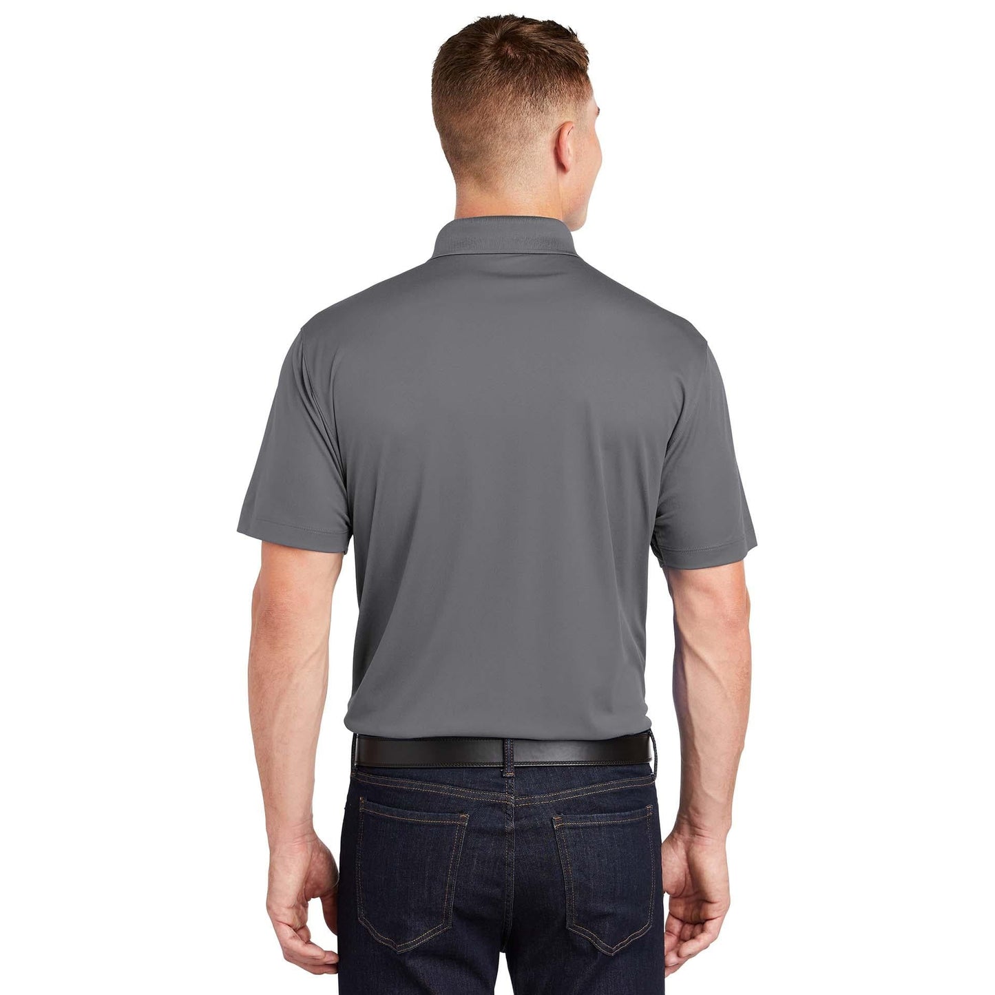 Grey Concrete Polo Shirt - Sport-Tek - Stylish Fit