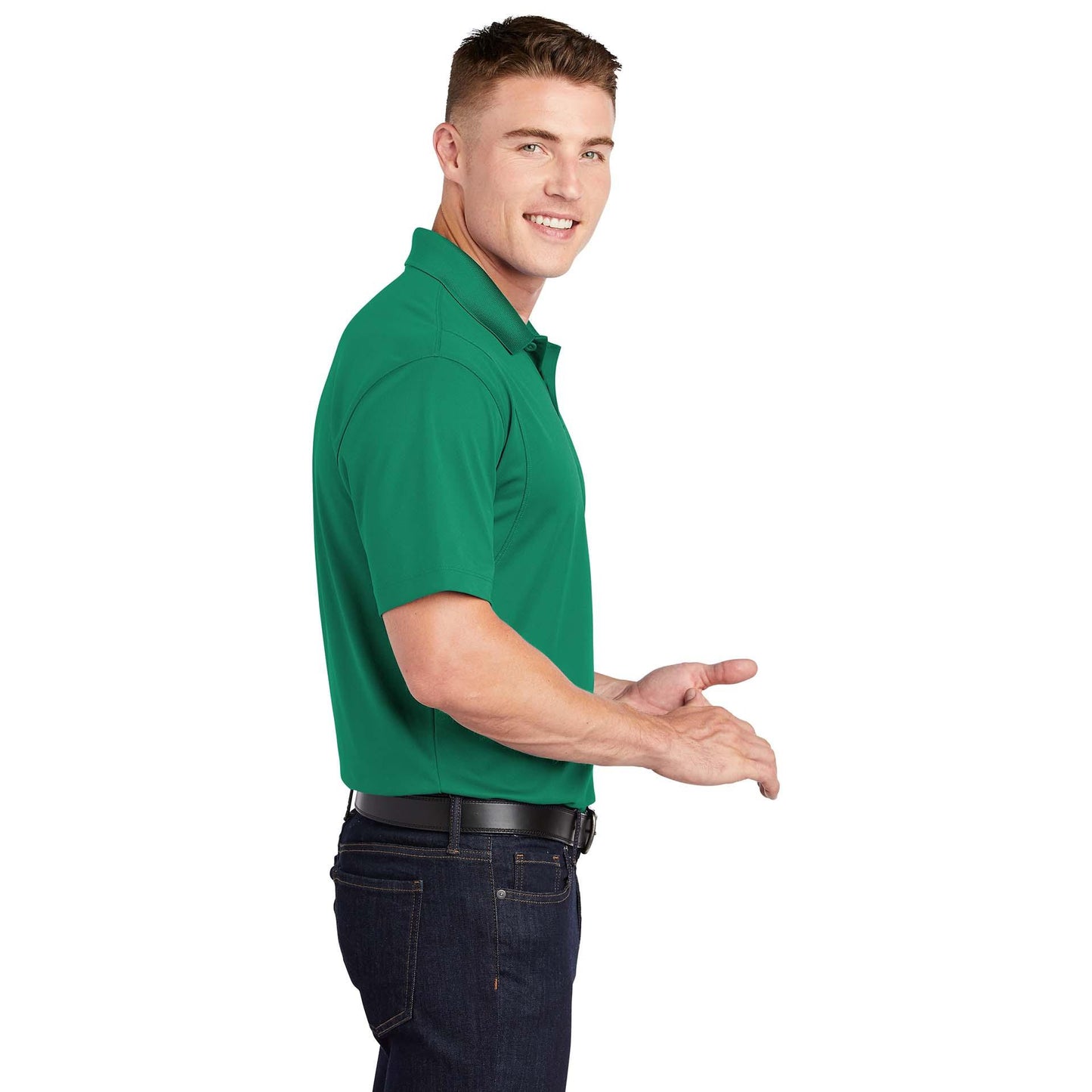 Grey Concrete Polo Shirt - Sport-Tek - Stylish Fit