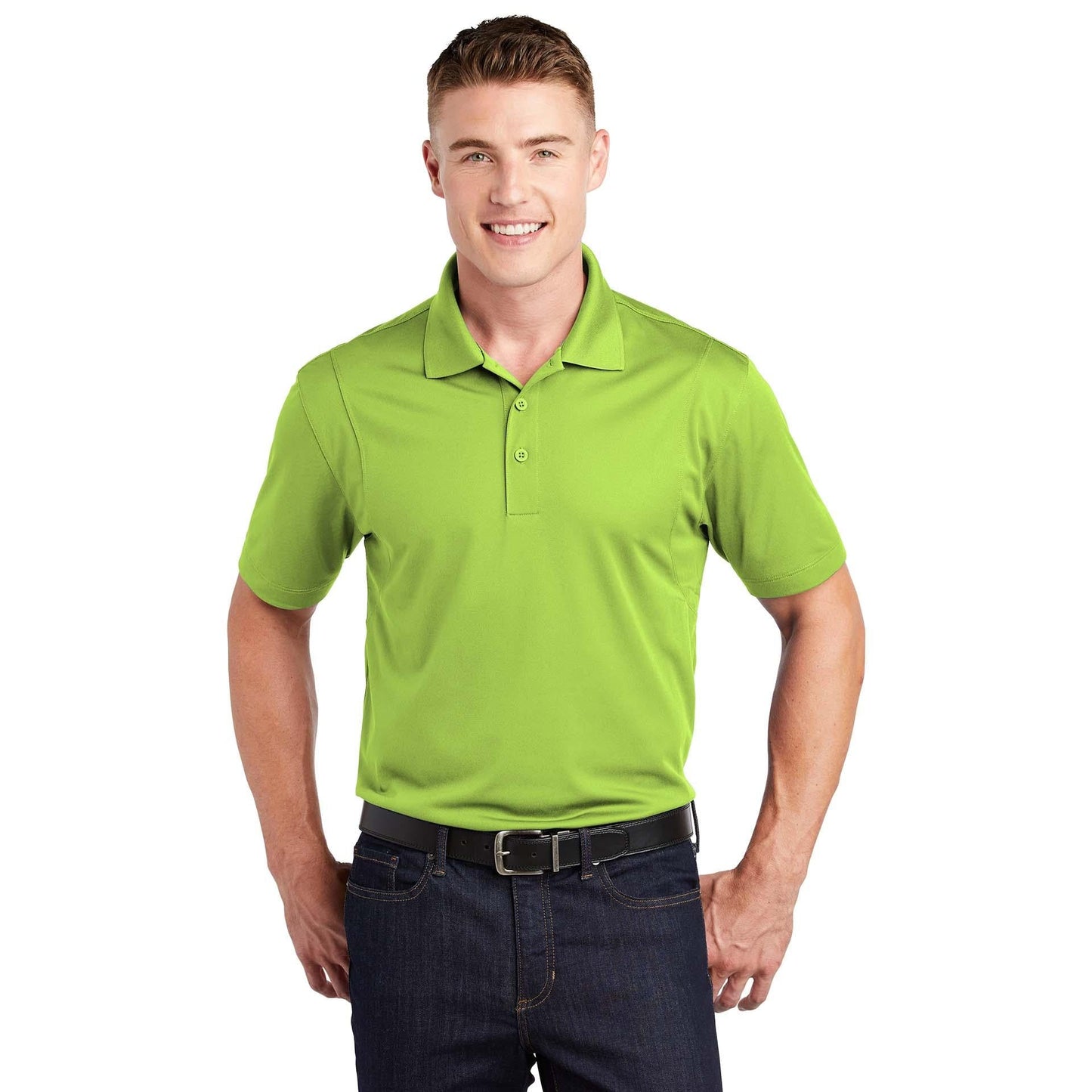 Grey Concrete Polo Shirt - Sport-Tek - Stylish Fit