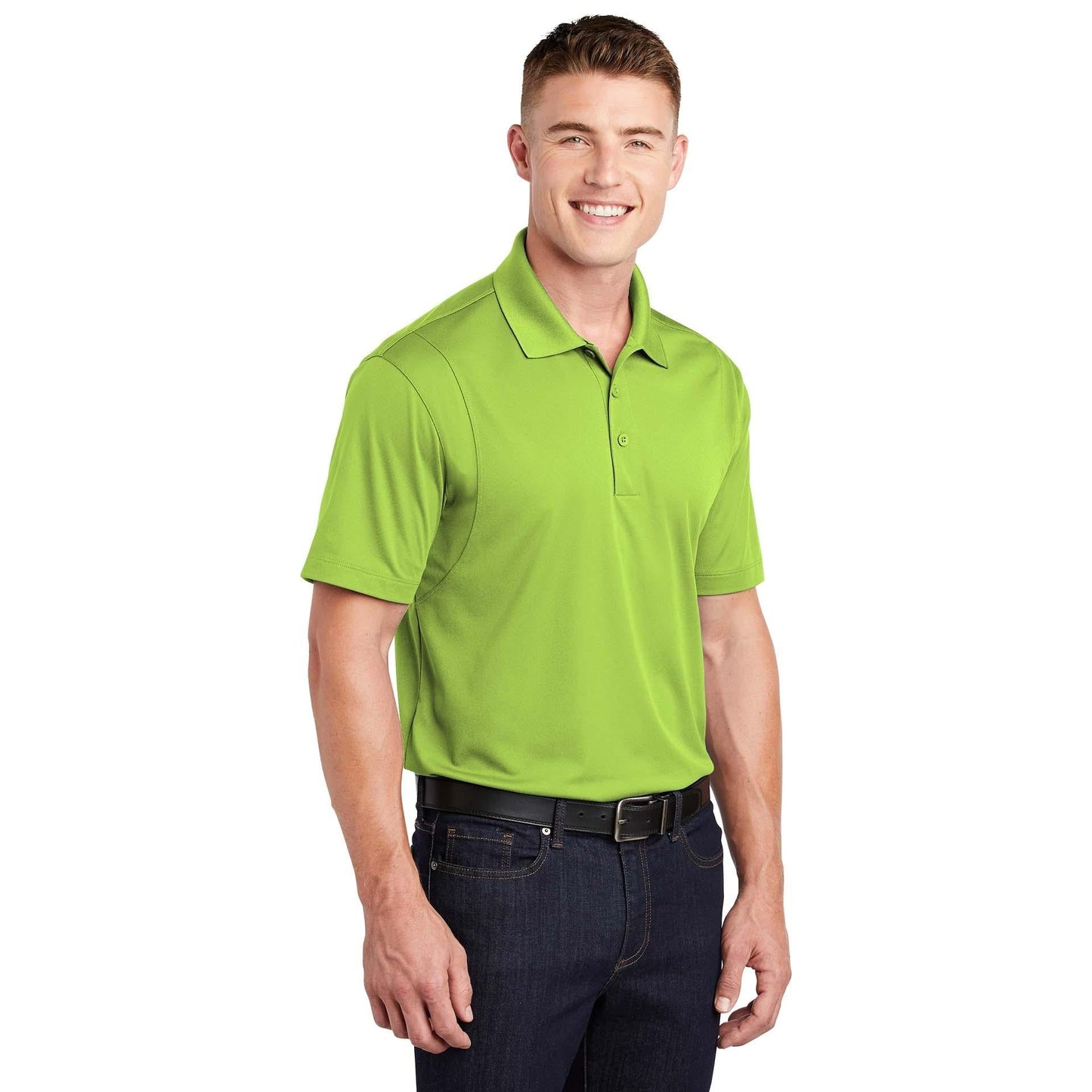 Grey Concrete Polo Shirt - Sport-Tek - Stylish Fit