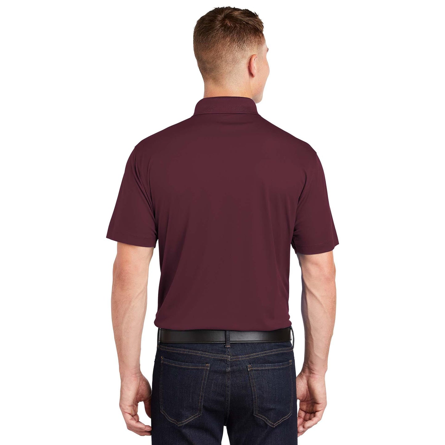 Grey Concrete Polo Shirt - Sport-Tek - Stylish Fit