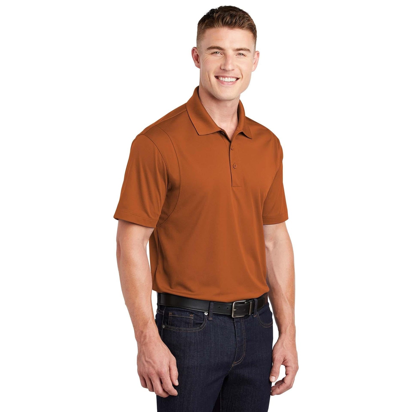 Grey Concrete Polo Shirt - Sport-Tek - Stylish Fit