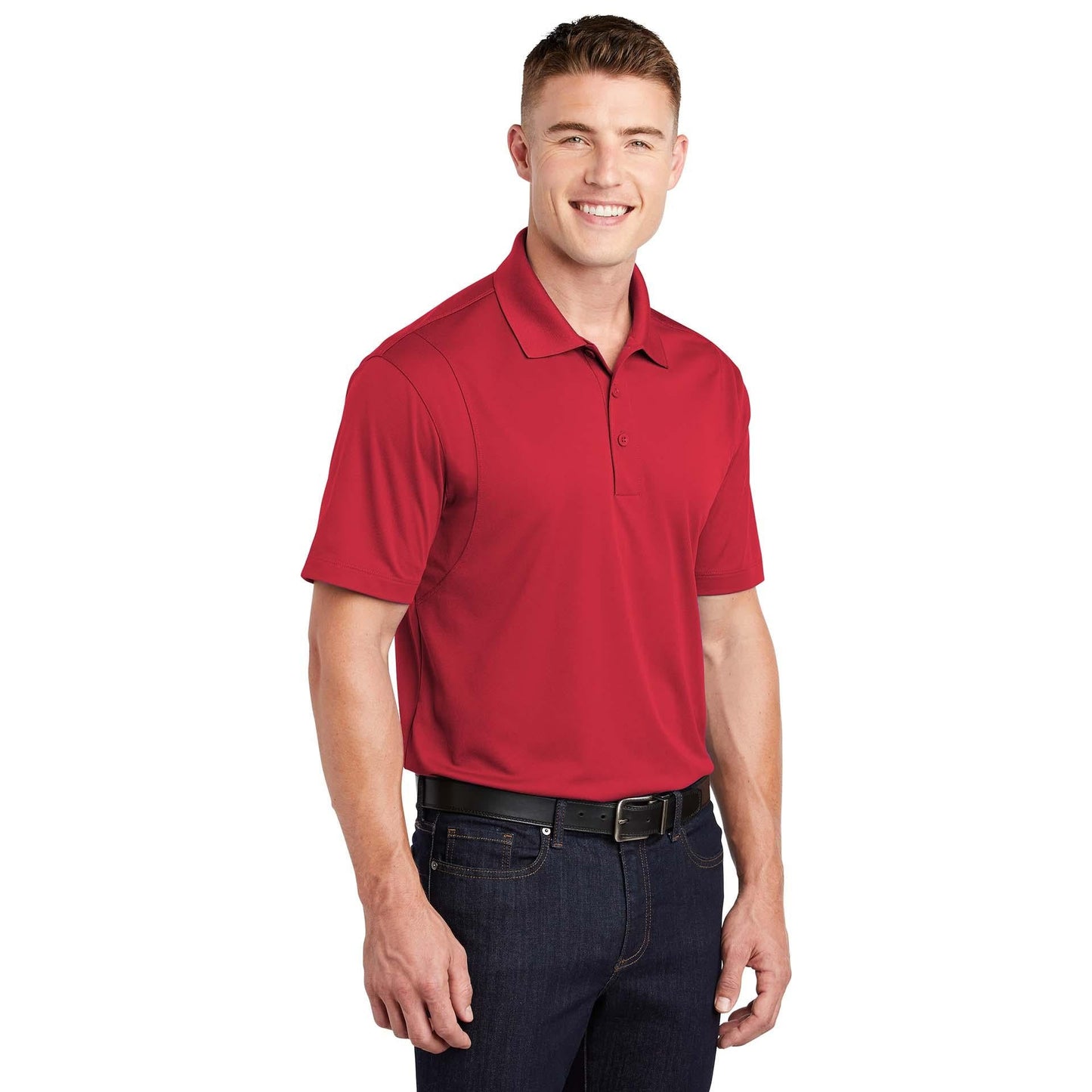 Grey Concrete Polo Shirt - Sport-Tek - Stylish Fit