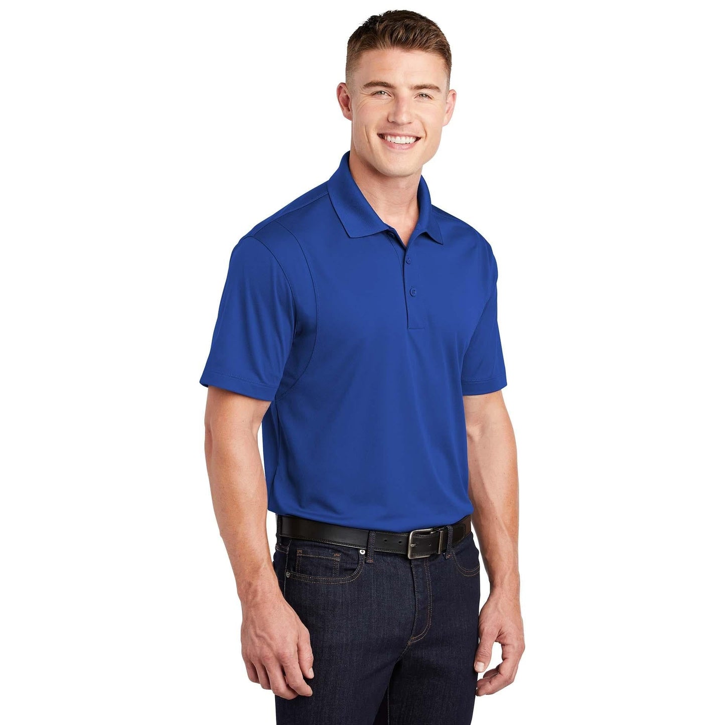 Grey Concrete Polo Shirt - Sport-Tek - Stylish Fit
