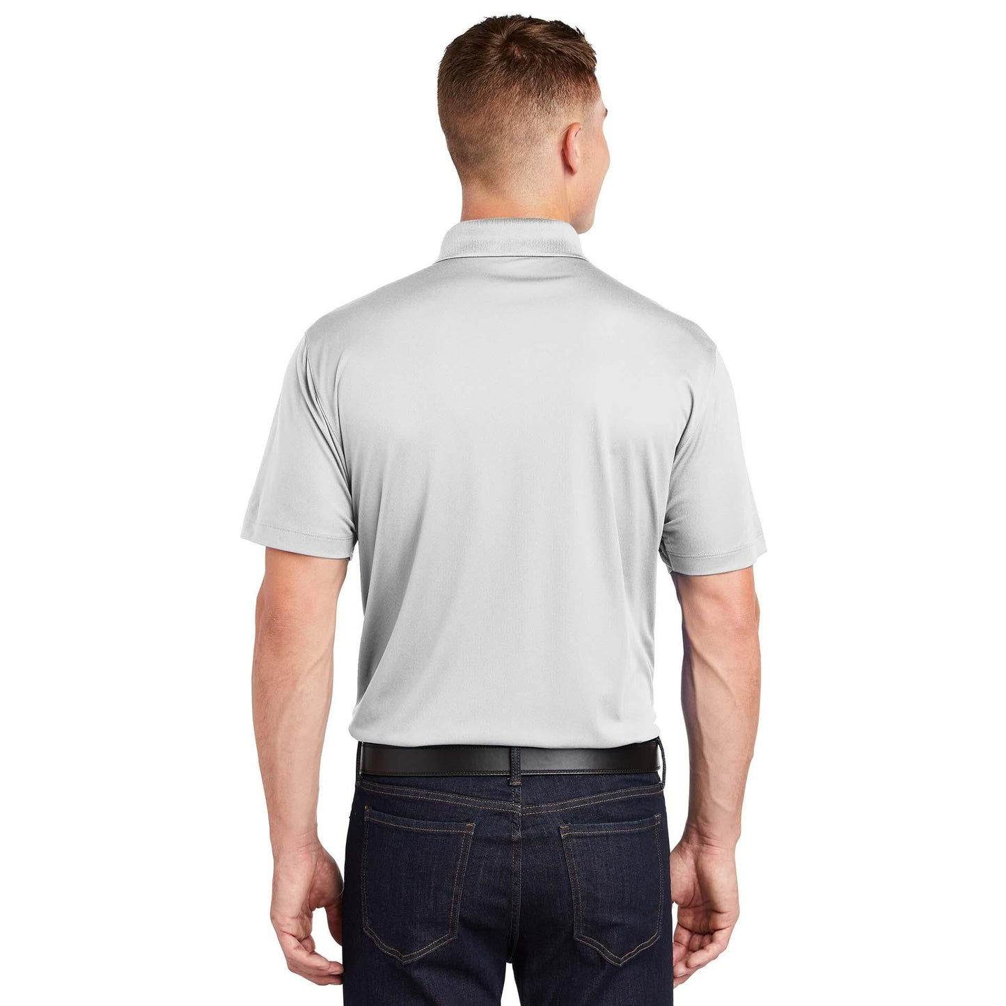 Grey Concrete Polo Shirt - Sport-Tek - Stylish Fit