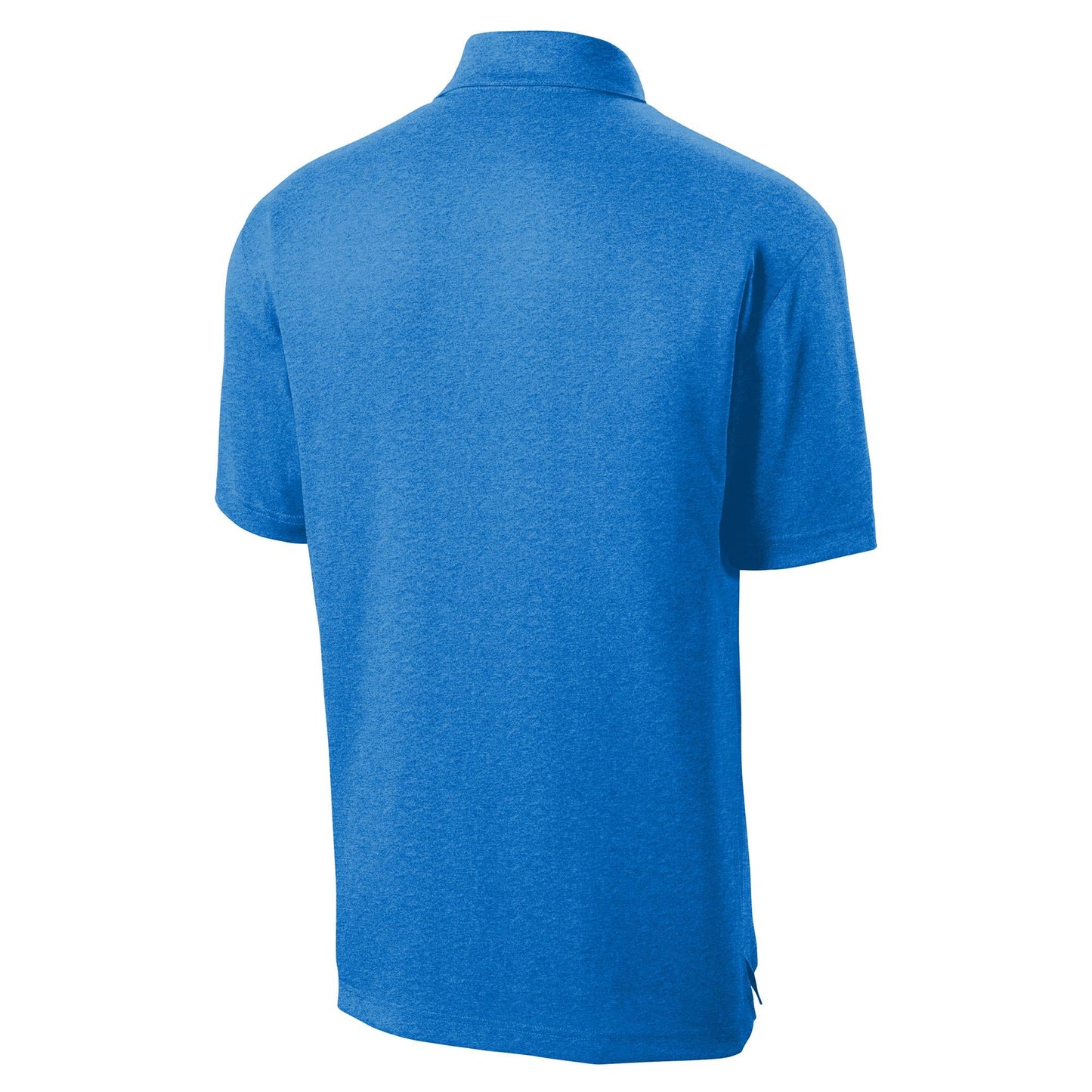 True Royal Heather Polo Shirt - Sport-Tek - Moisture Wicking