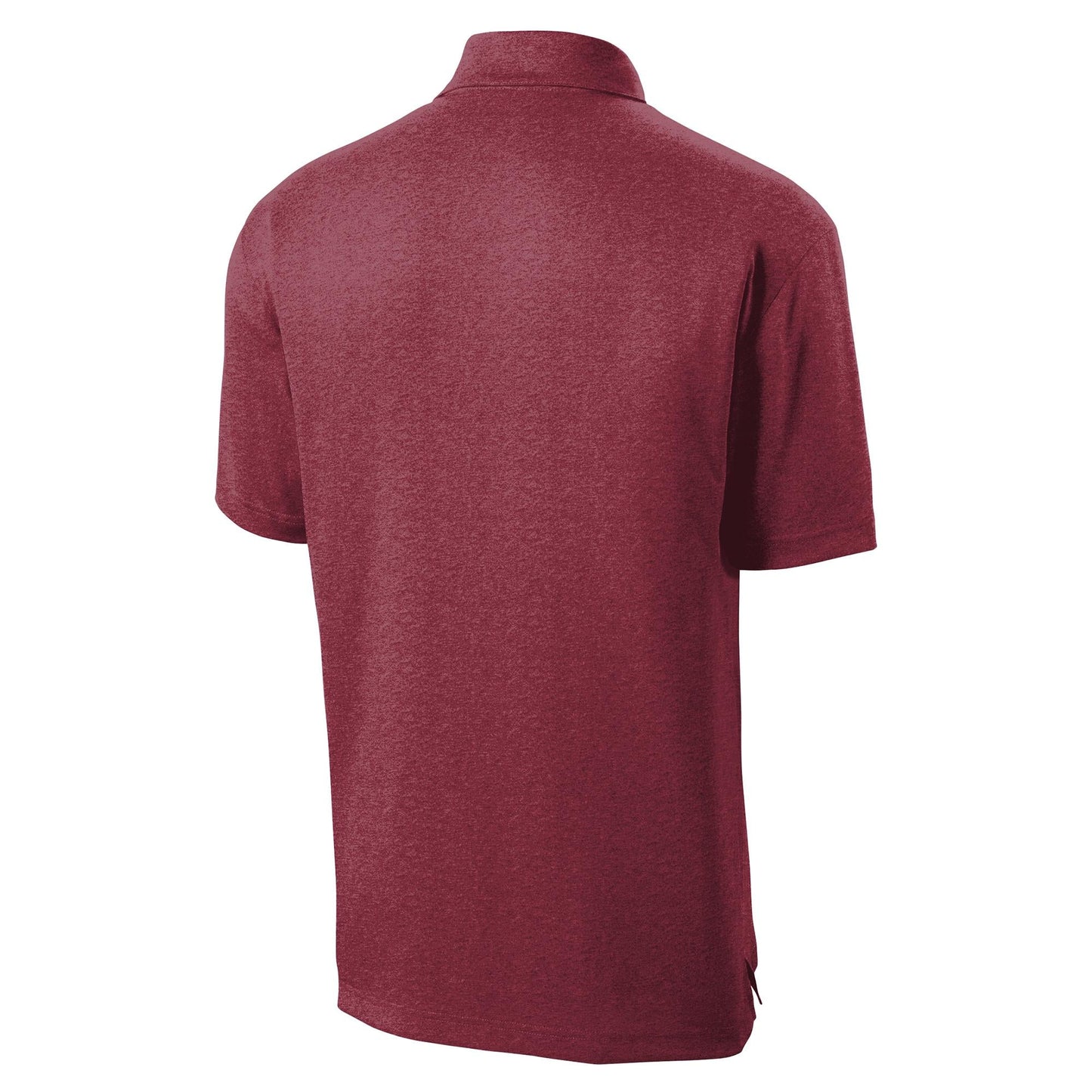 True Royal Heather Polo Shirt - Sport-Tek - Moisture Wicking