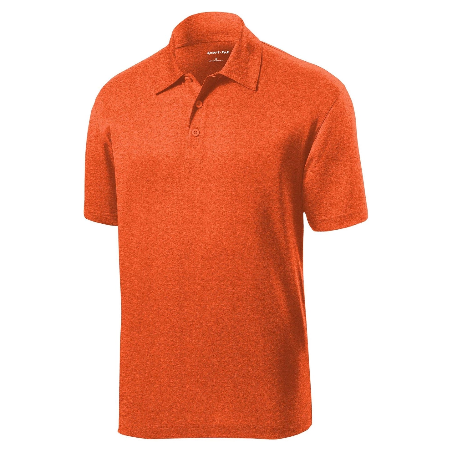 True Royal Heather Polo Shirt - Sport-Tek - Moisture Wicking