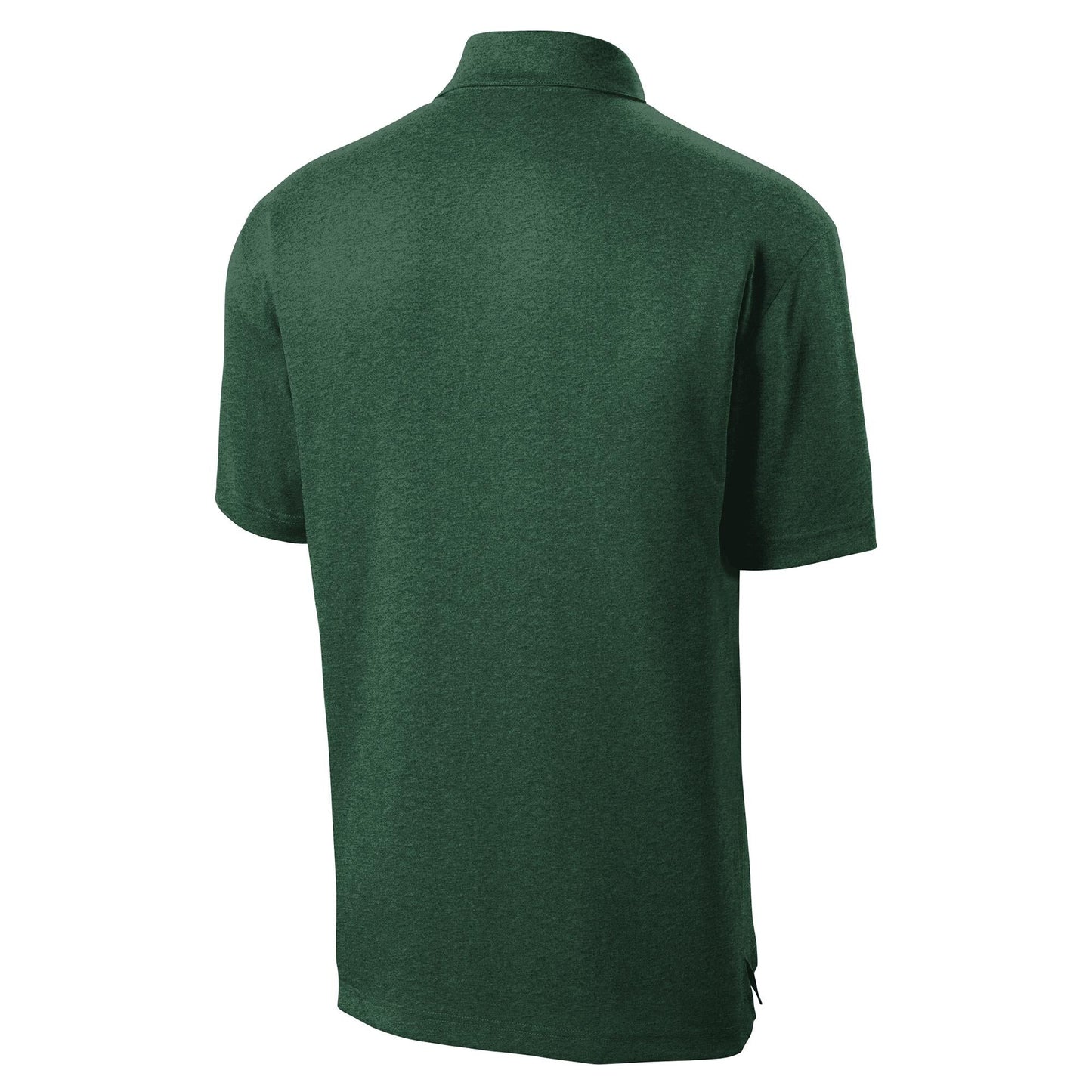 True Royal Heather Polo Shirt - Sport-Tek - Moisture Wicking