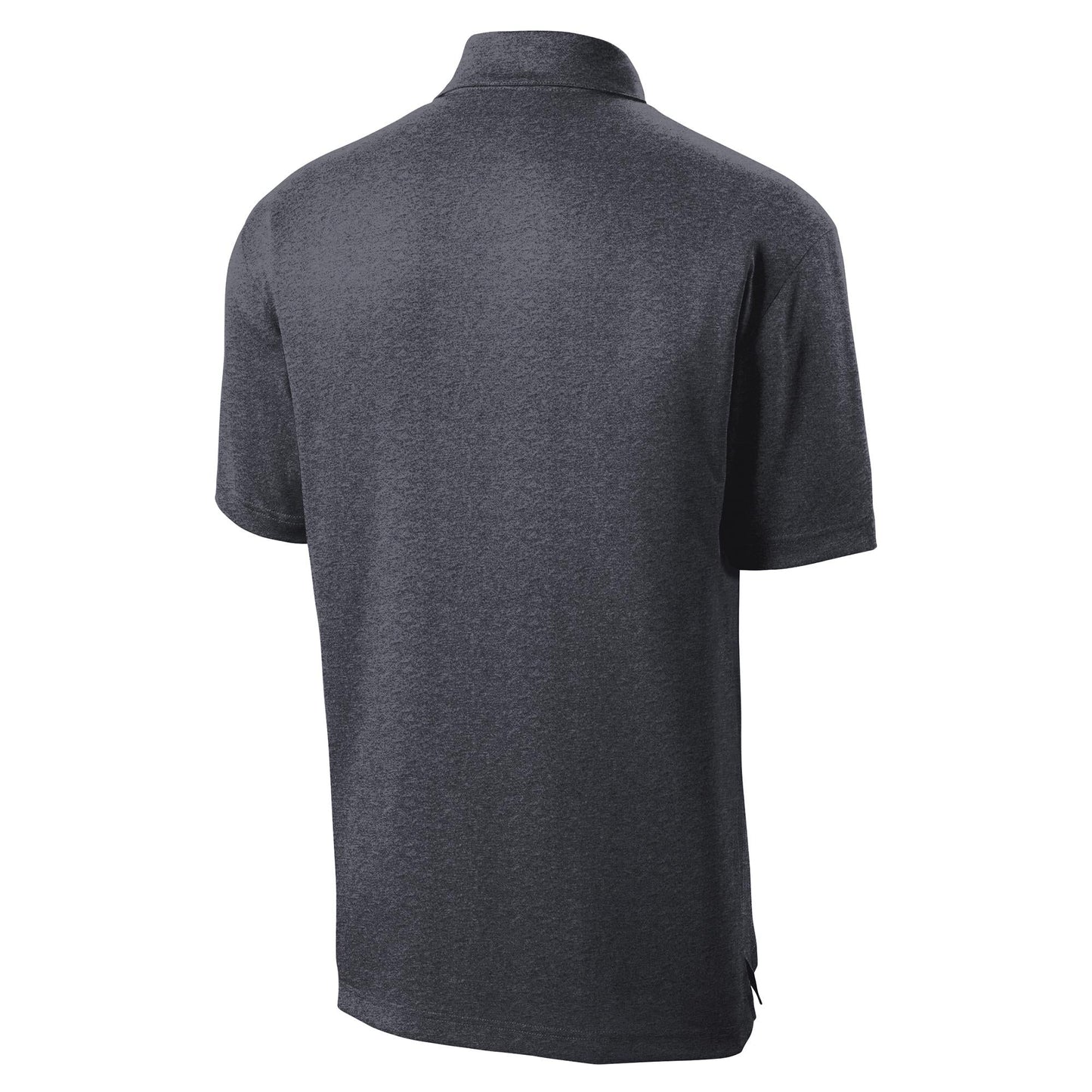 True Royal Heather Polo Shirt - Sport-Tek - Moisture Wicking